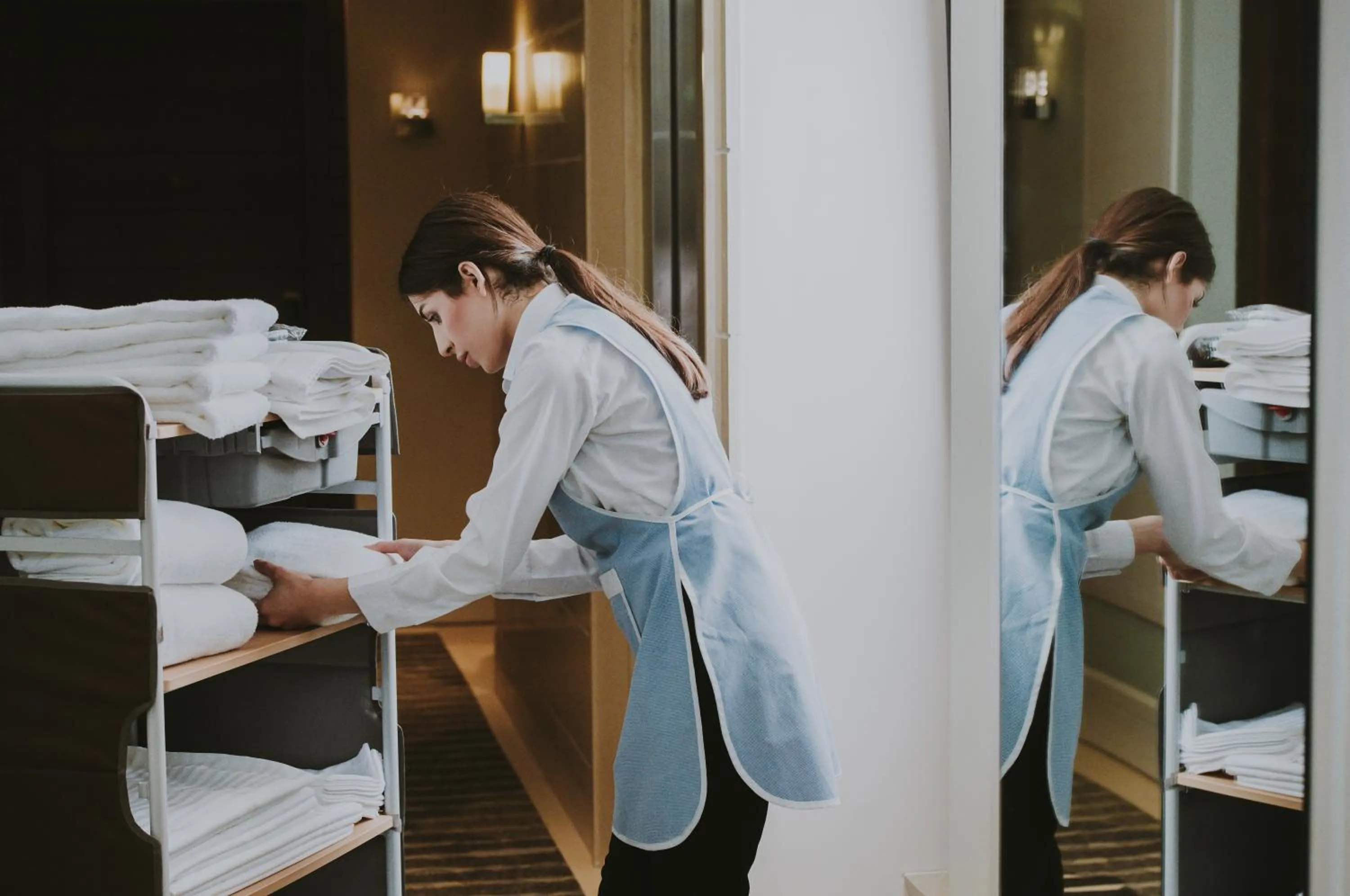 Staff in The Parisian Hotel