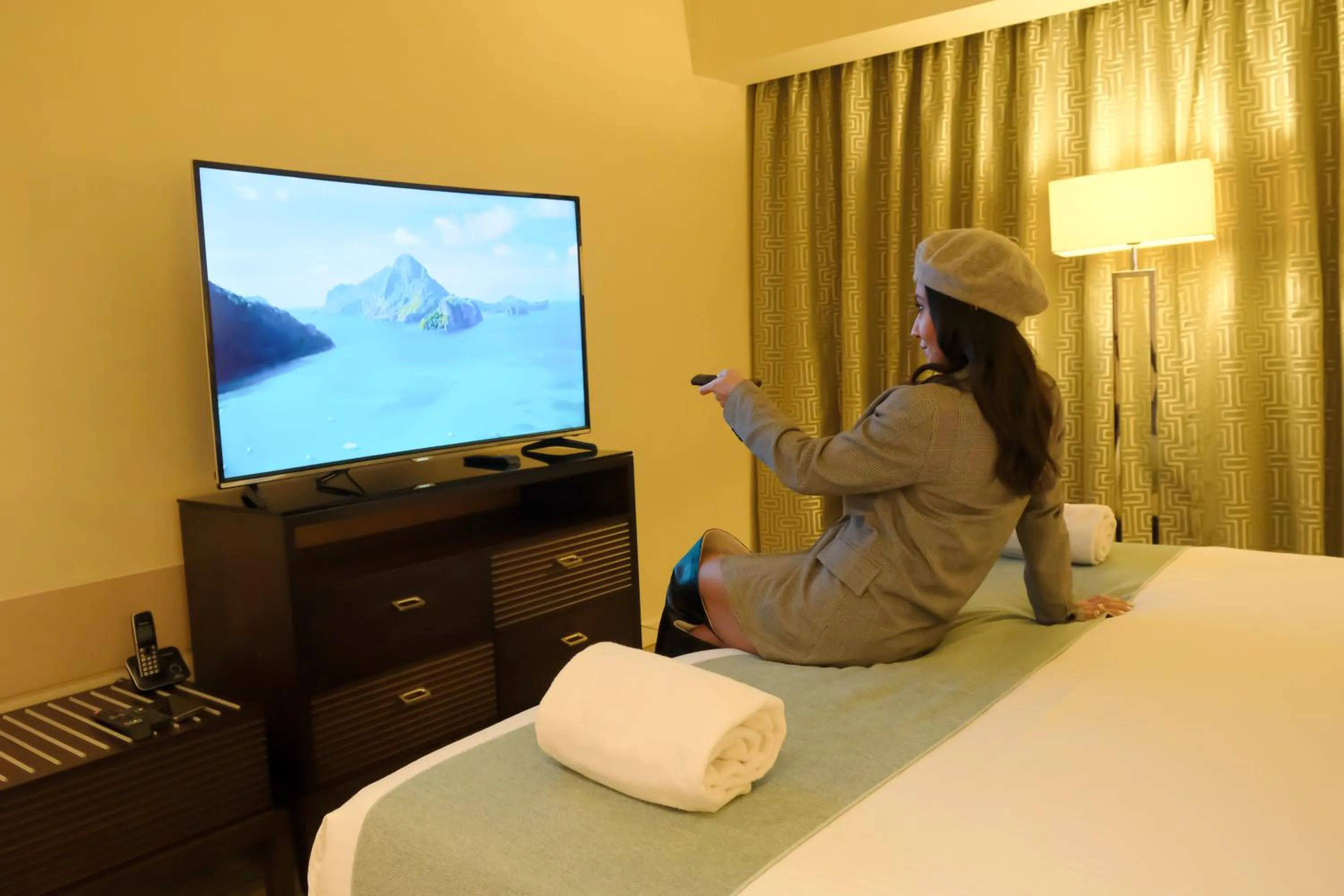 Bed in The Parisian Hotel