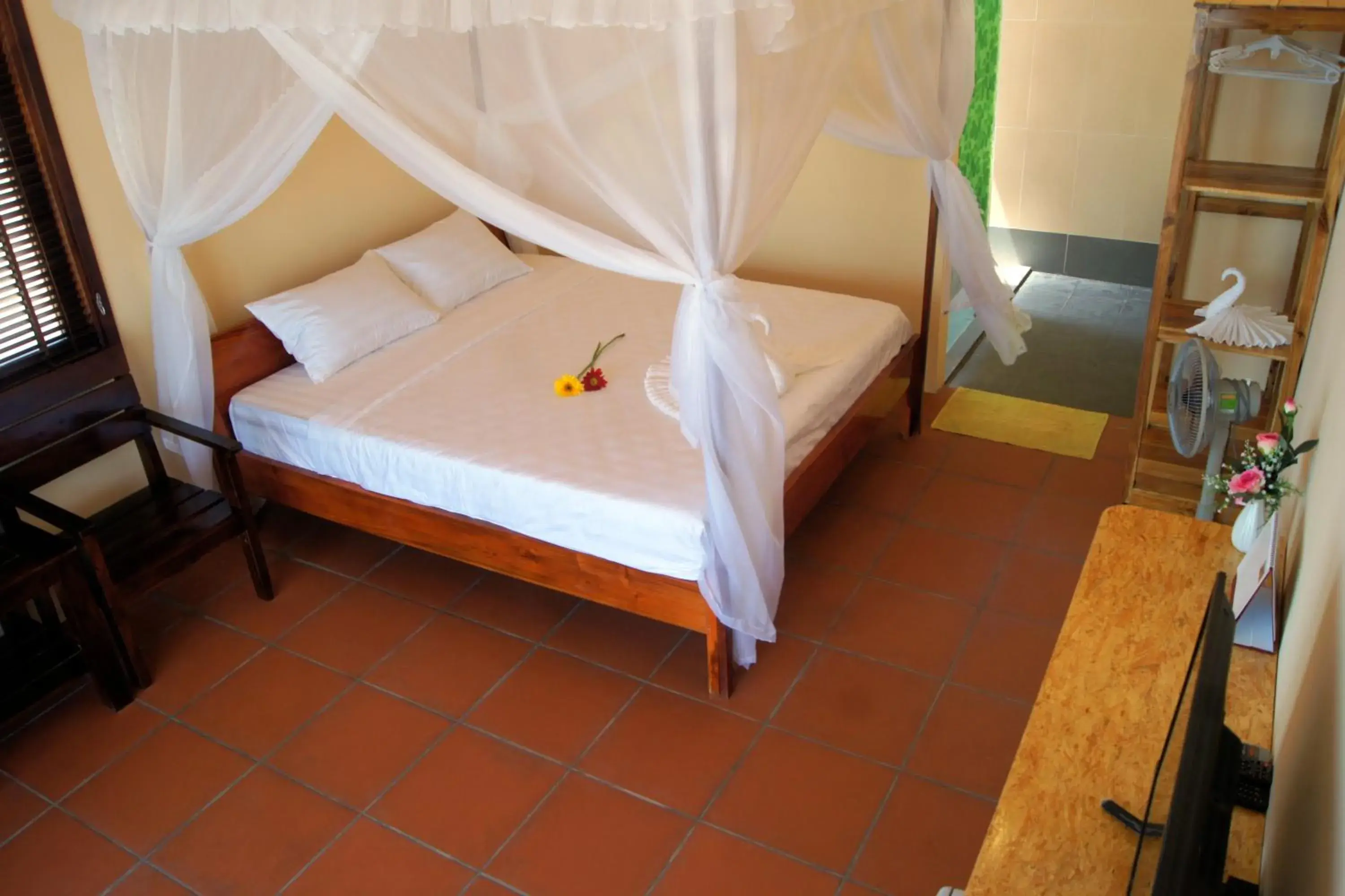 Bathroom, Bed in Gold Sand Beach Bungalow Bathroom, Bed in Gold Sand Beach Bungalow