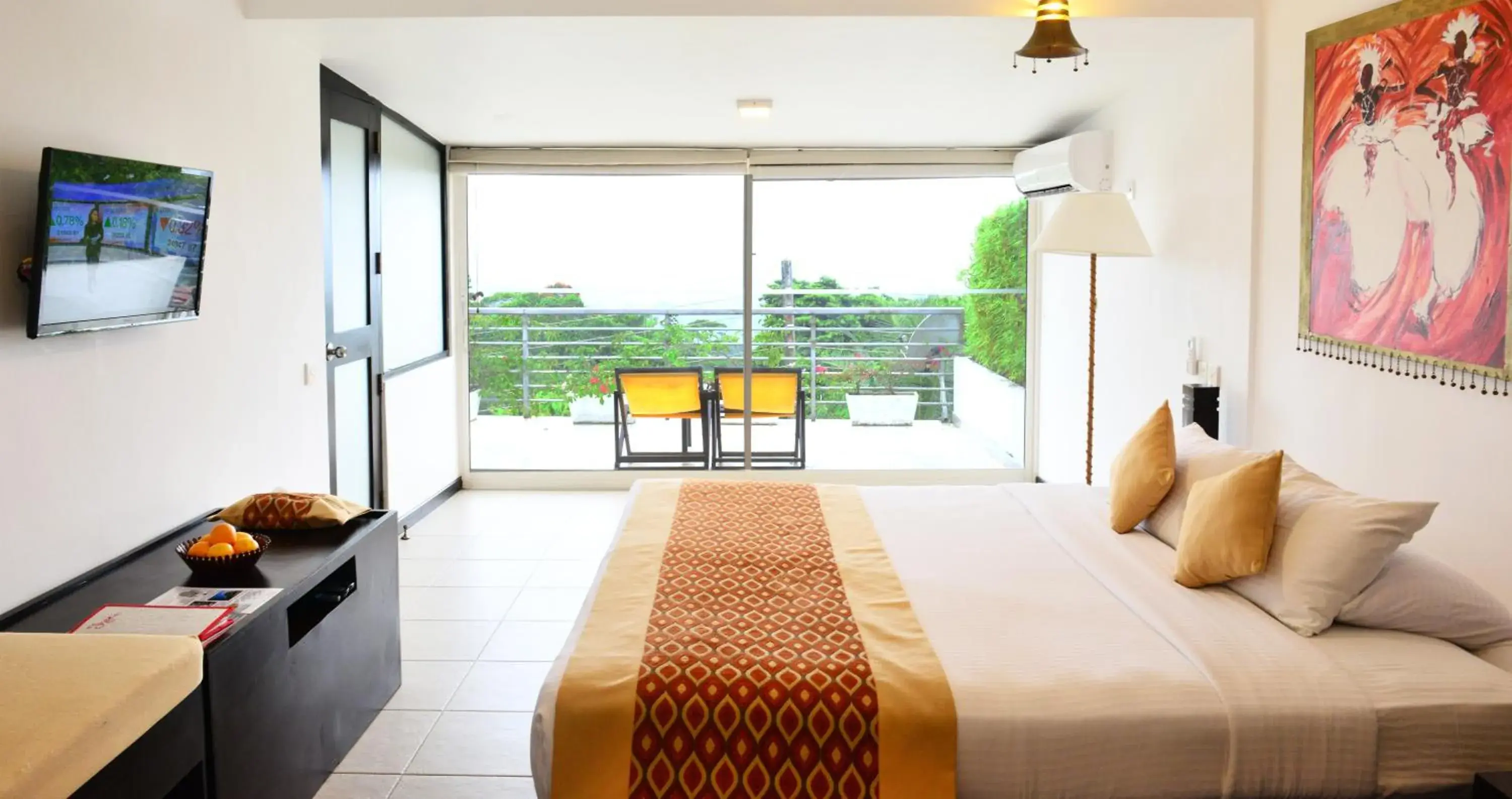 Bed in The Theva Residency Bed in The Theva Residency