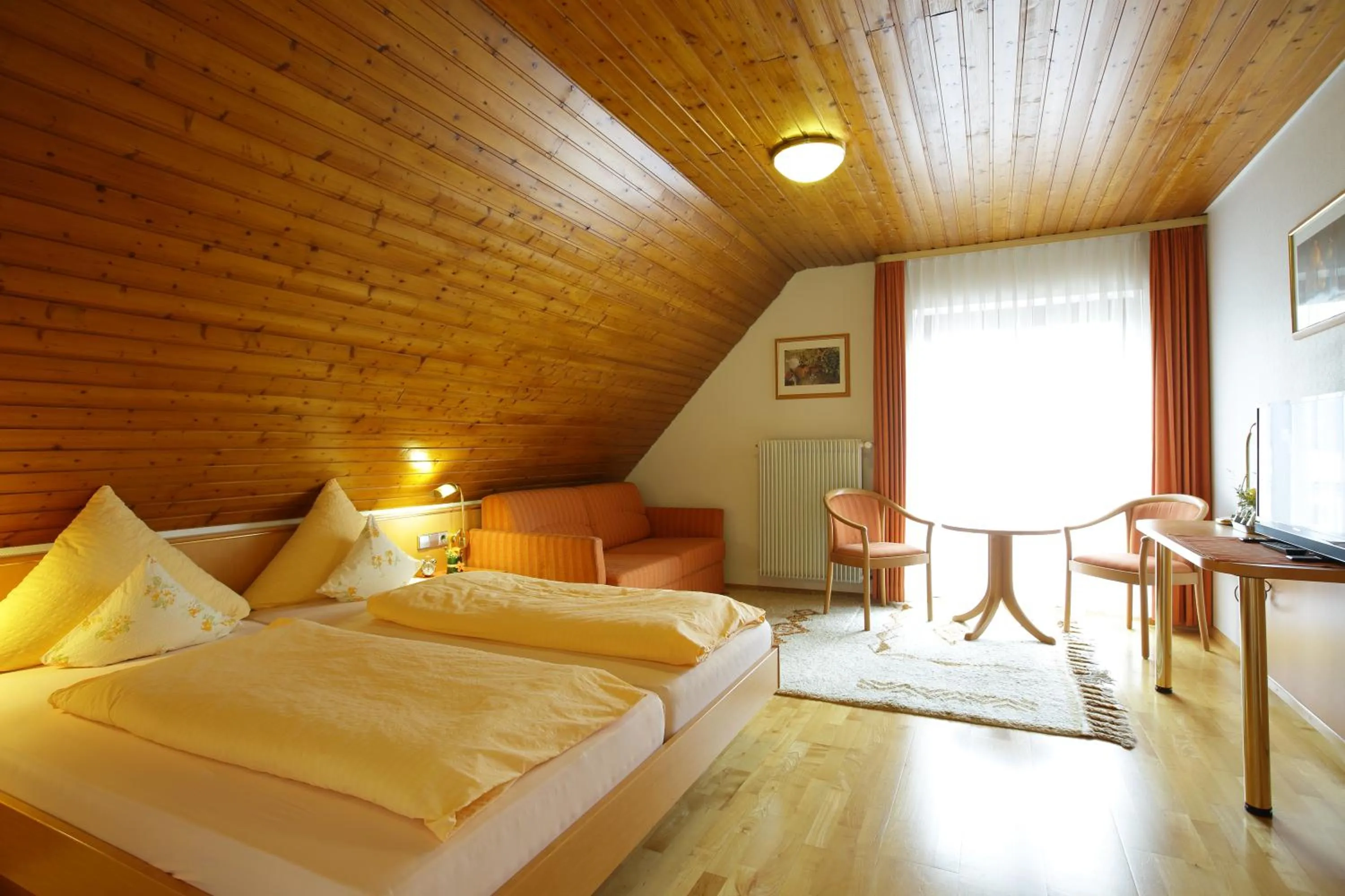 Bathroom, Bed in Hotel-Restaurant Gasthof Adler