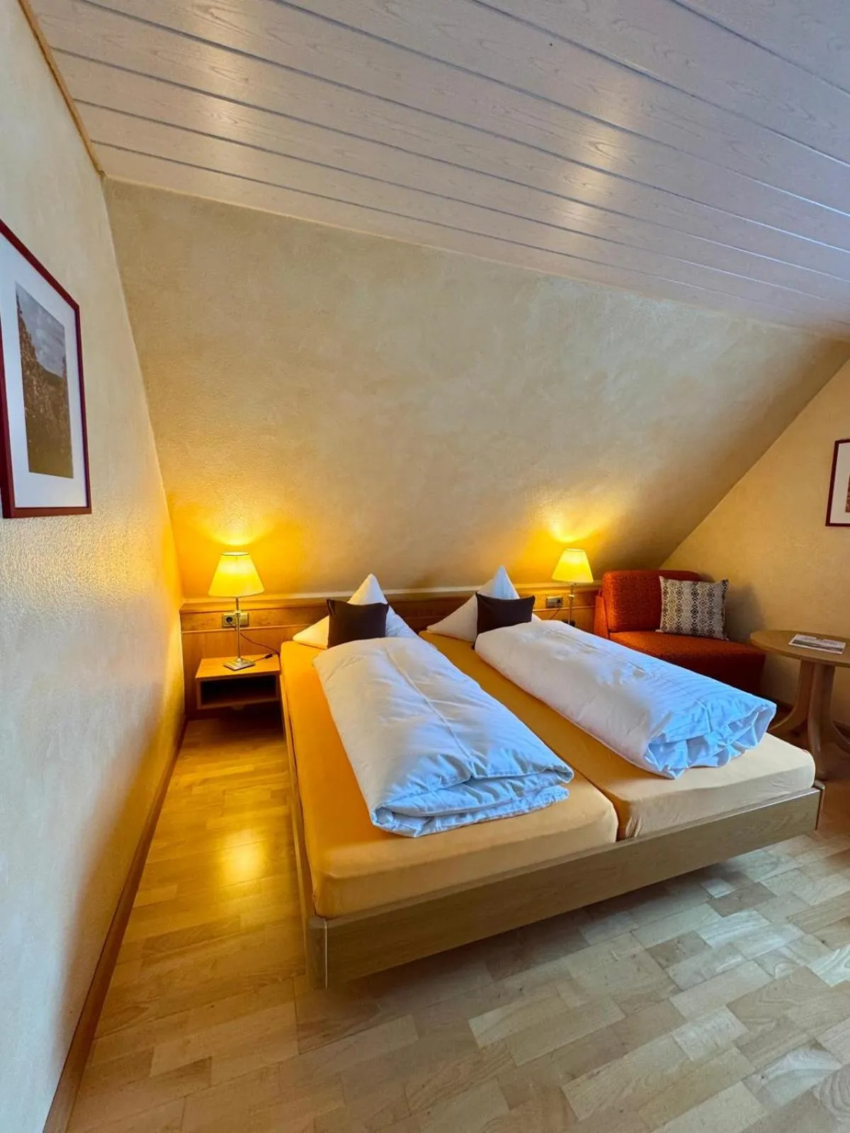 Bedroom, Bed in Hotel-Restaurant Gasthof Adler