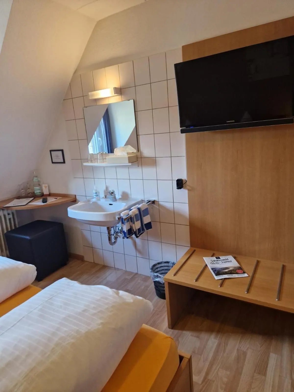 Bedroom, Bed in Hotel-Restaurant Gasthof Adler