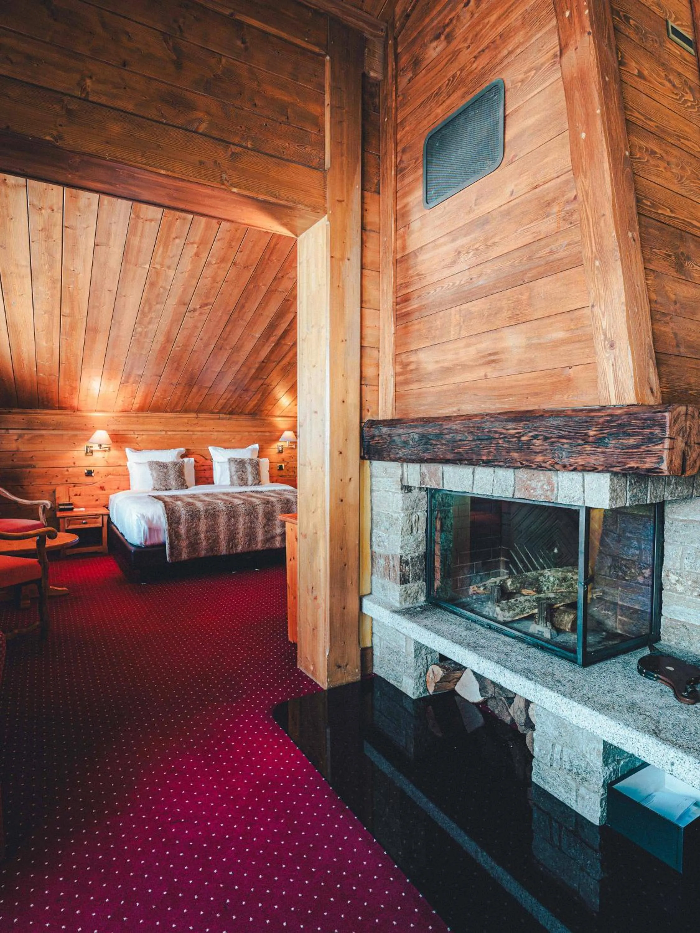 Bed in Hotel Mont Vallon