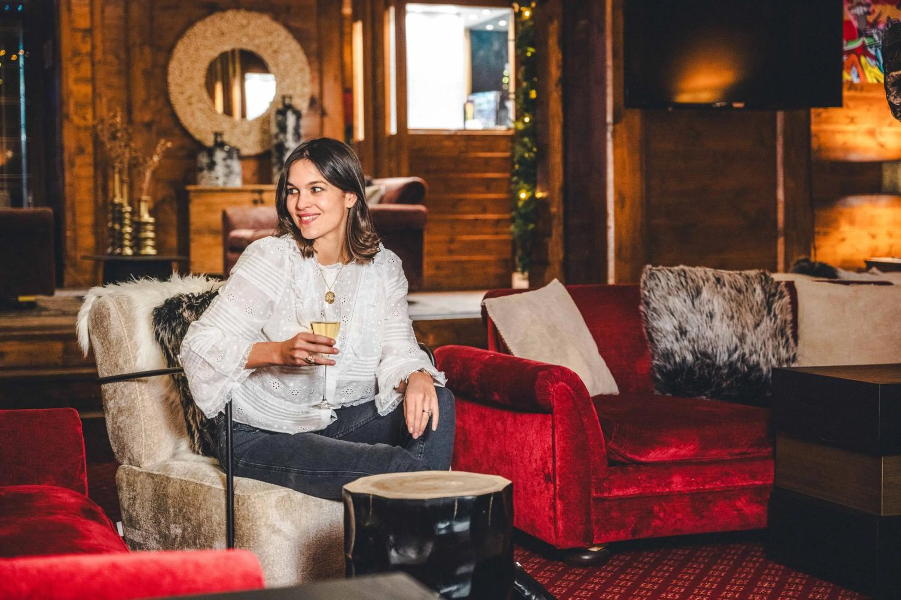Living room in Hotel Mont Vallon