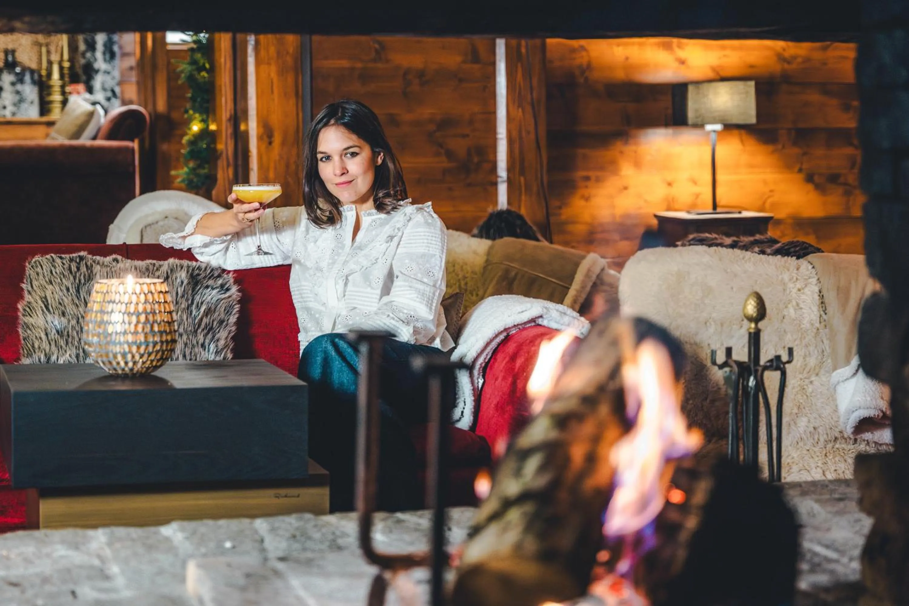 Living room in Hotel Mont Vallon