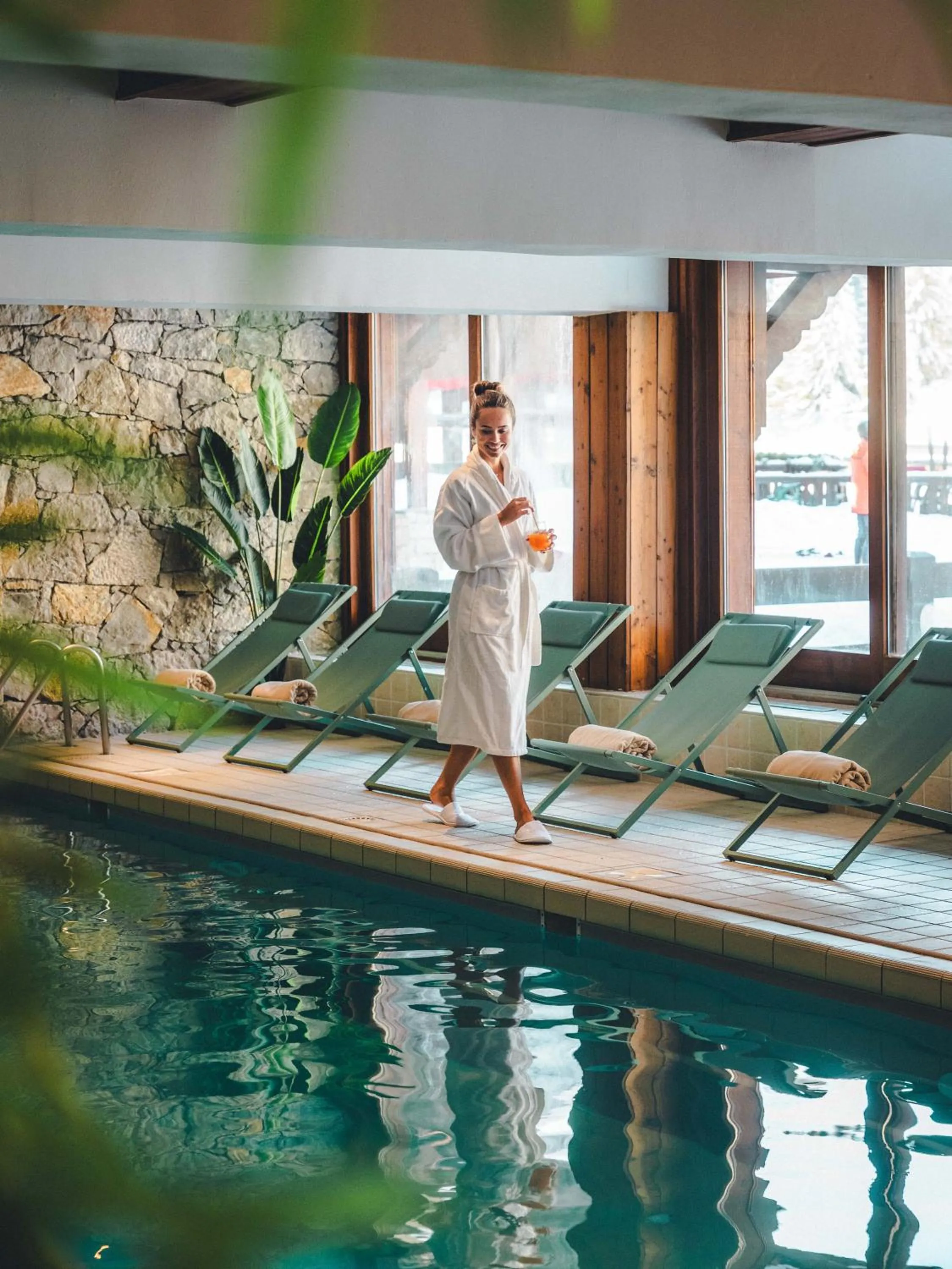 Spa and wellness centre/facilities in Hotel Mont Vallon