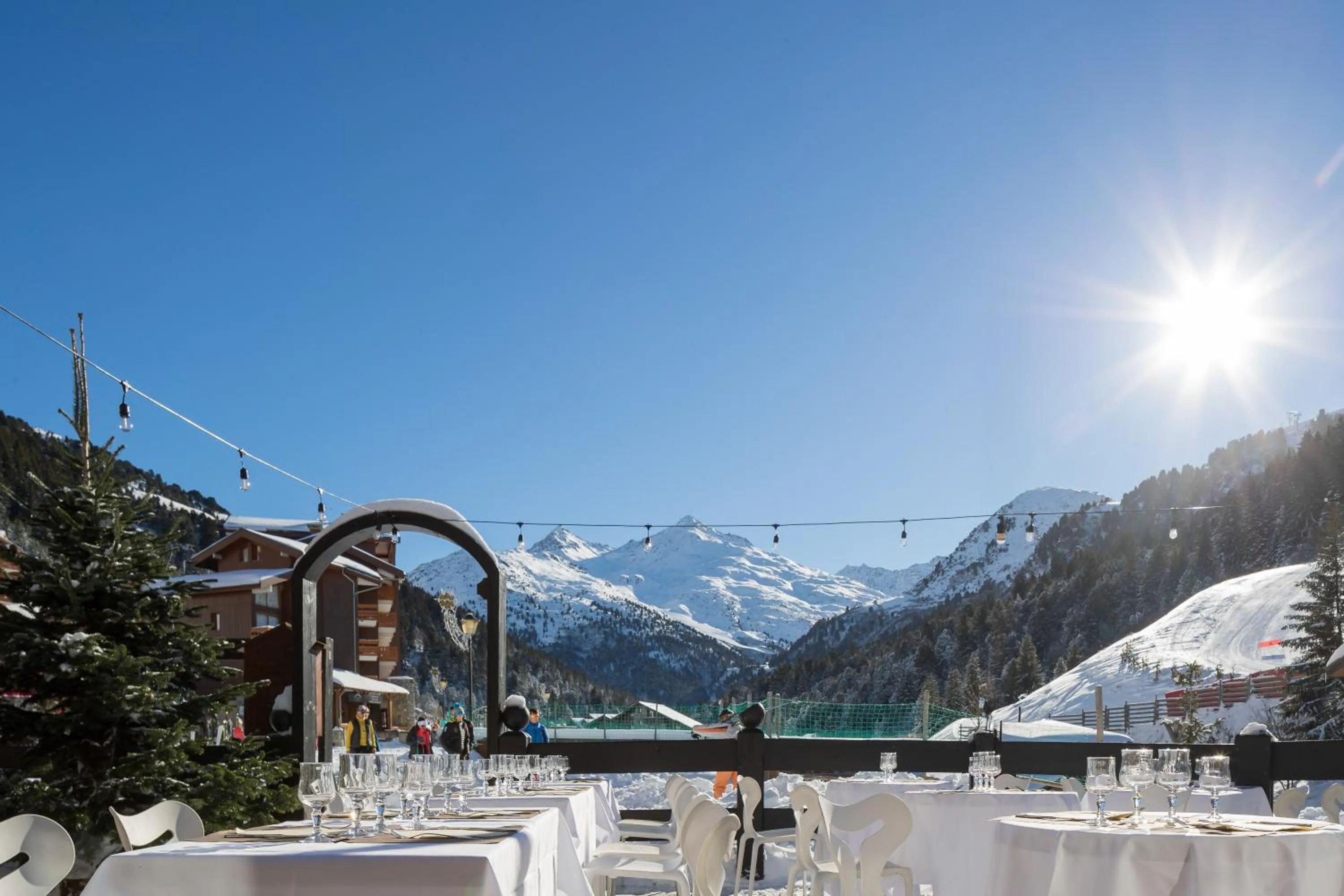 Mountain view in Hotel Mont Vallon