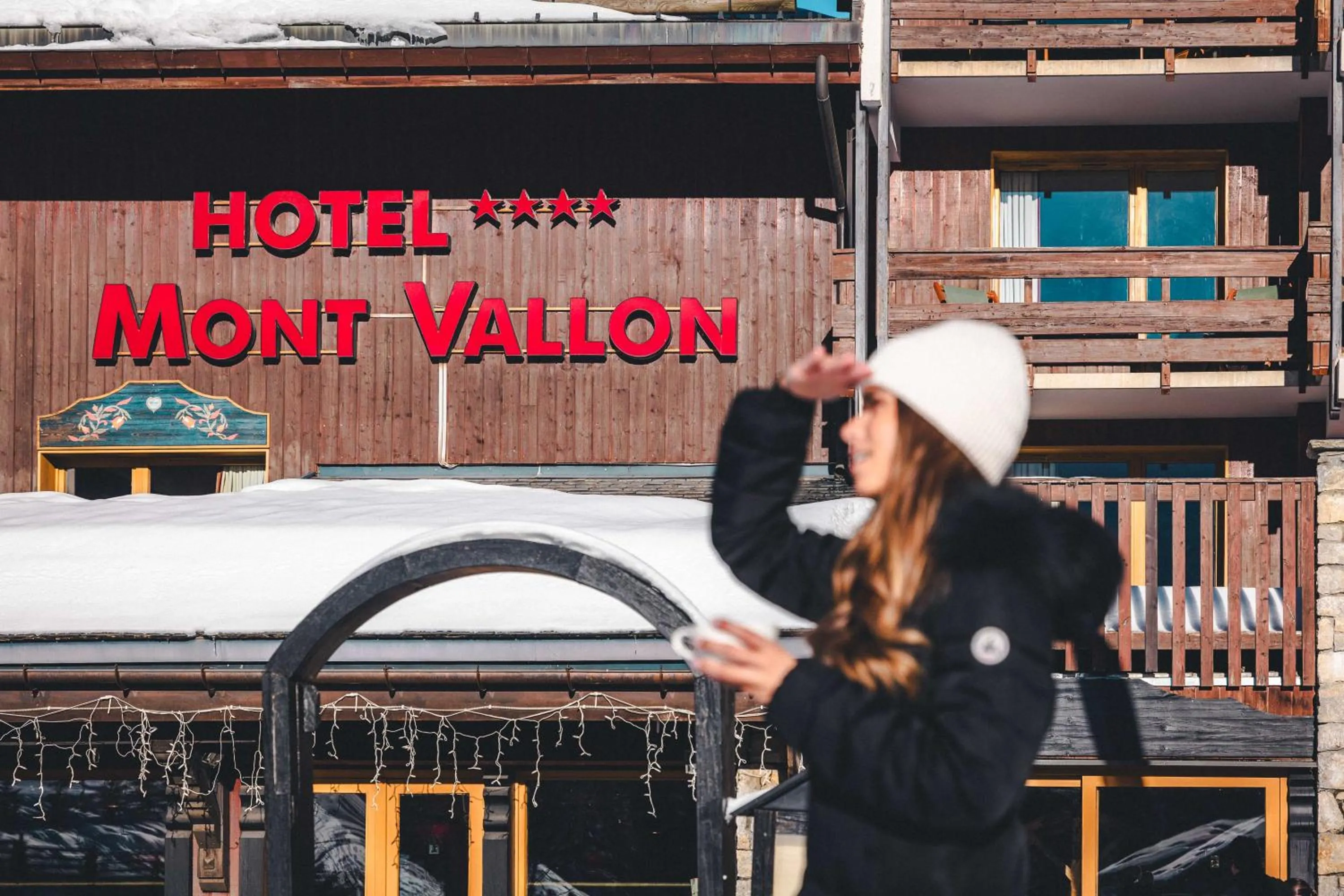 Property building in Hotel Mont Vallon