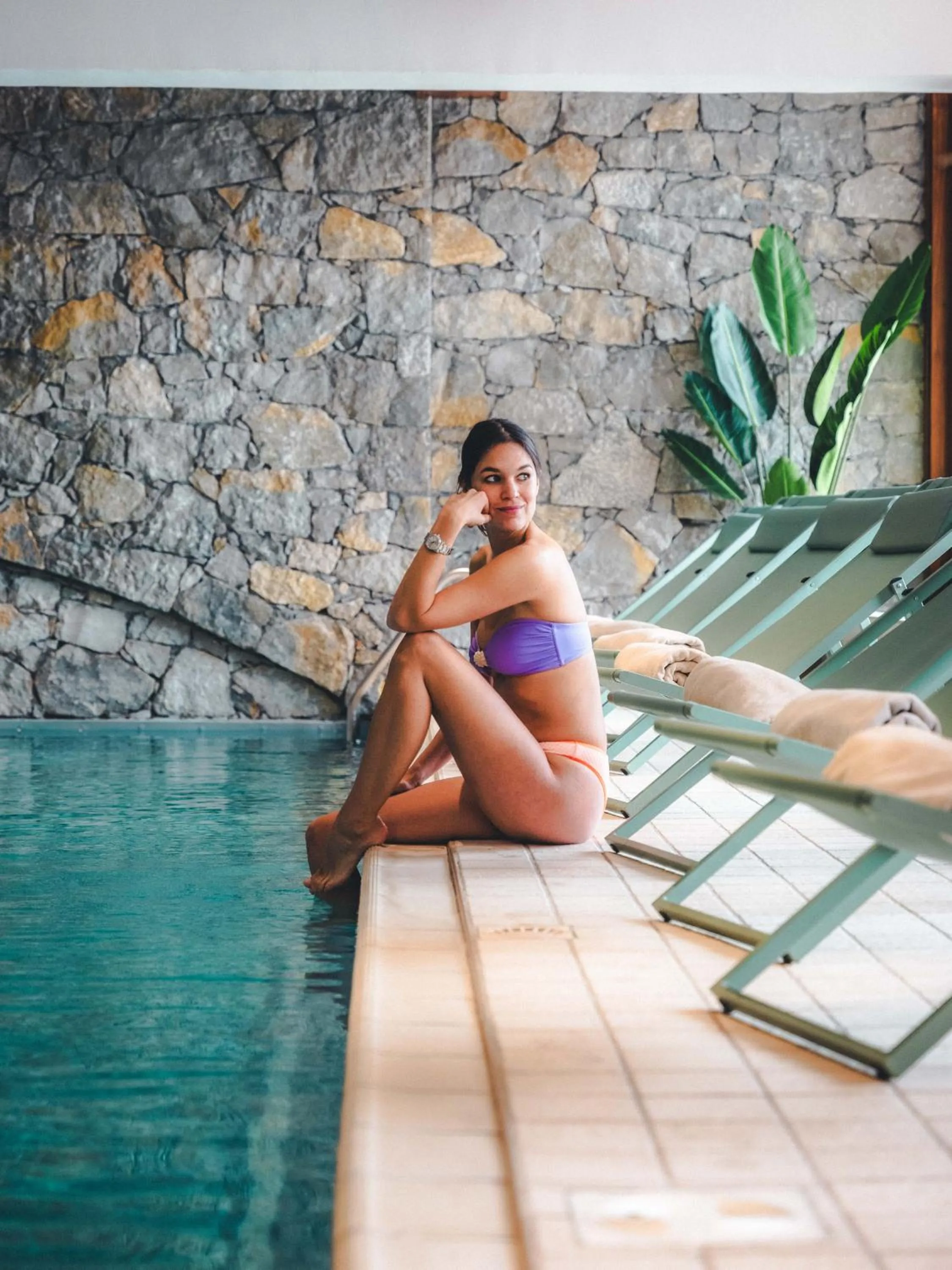 Pool view in Hotel Mont Vallon