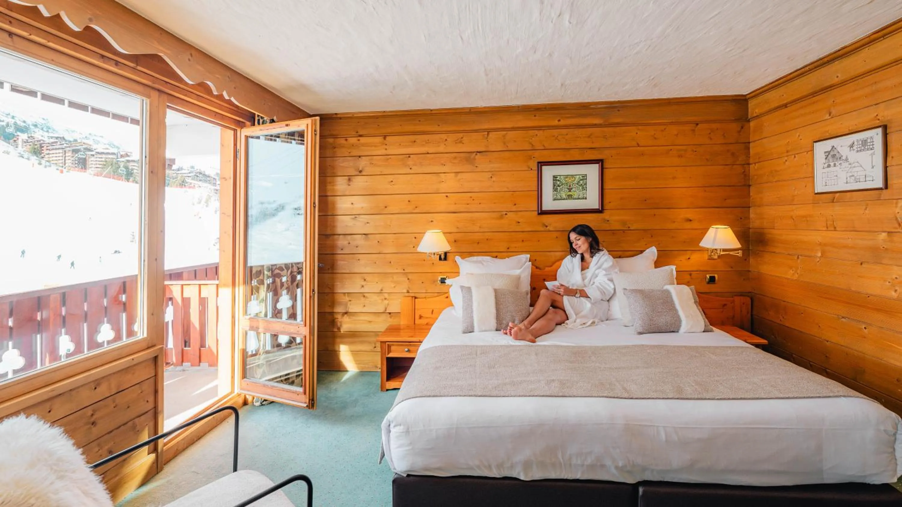 Bed in Hotel Mont Vallon