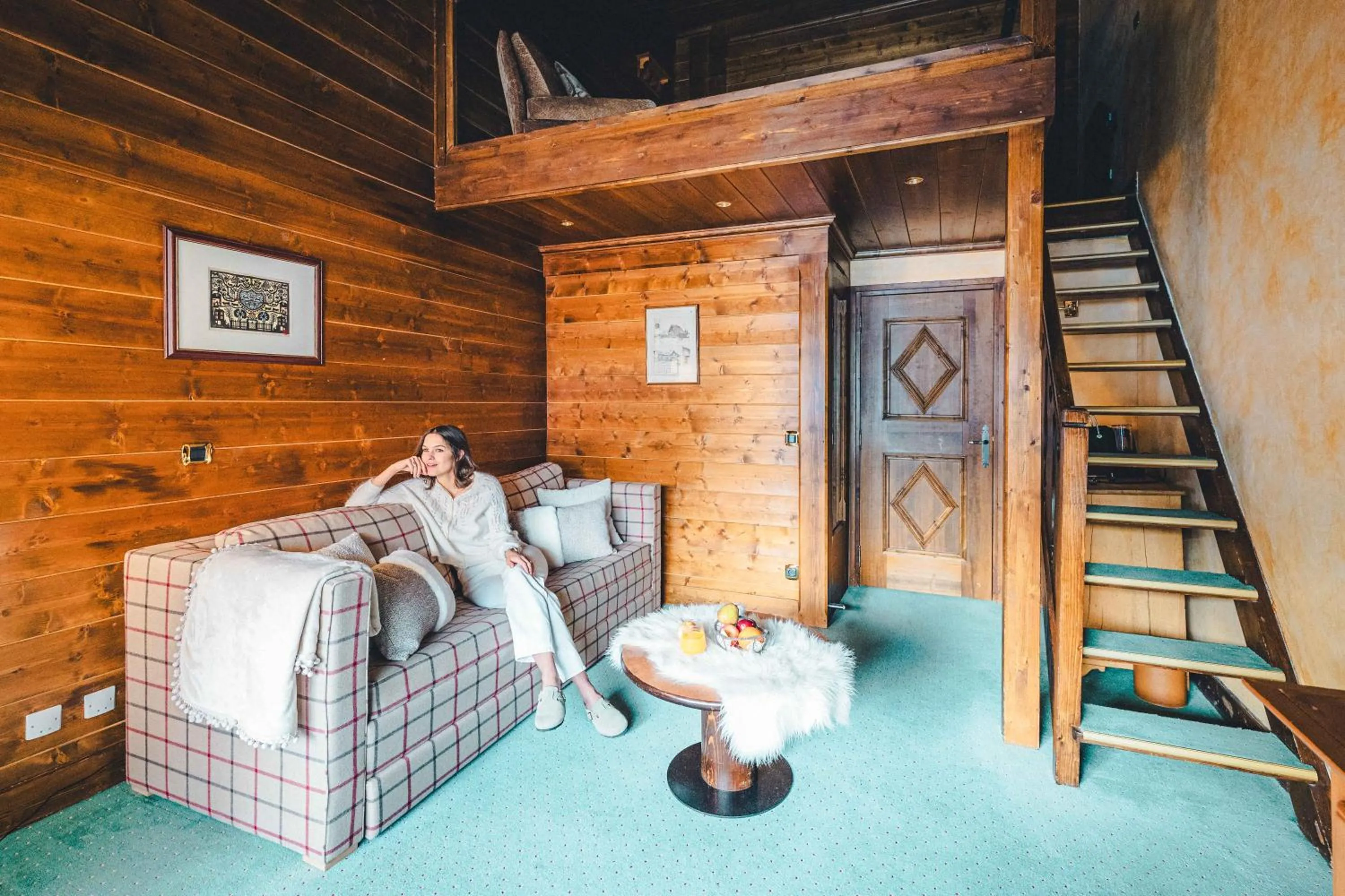 Living room in Hotel Mont Vallon