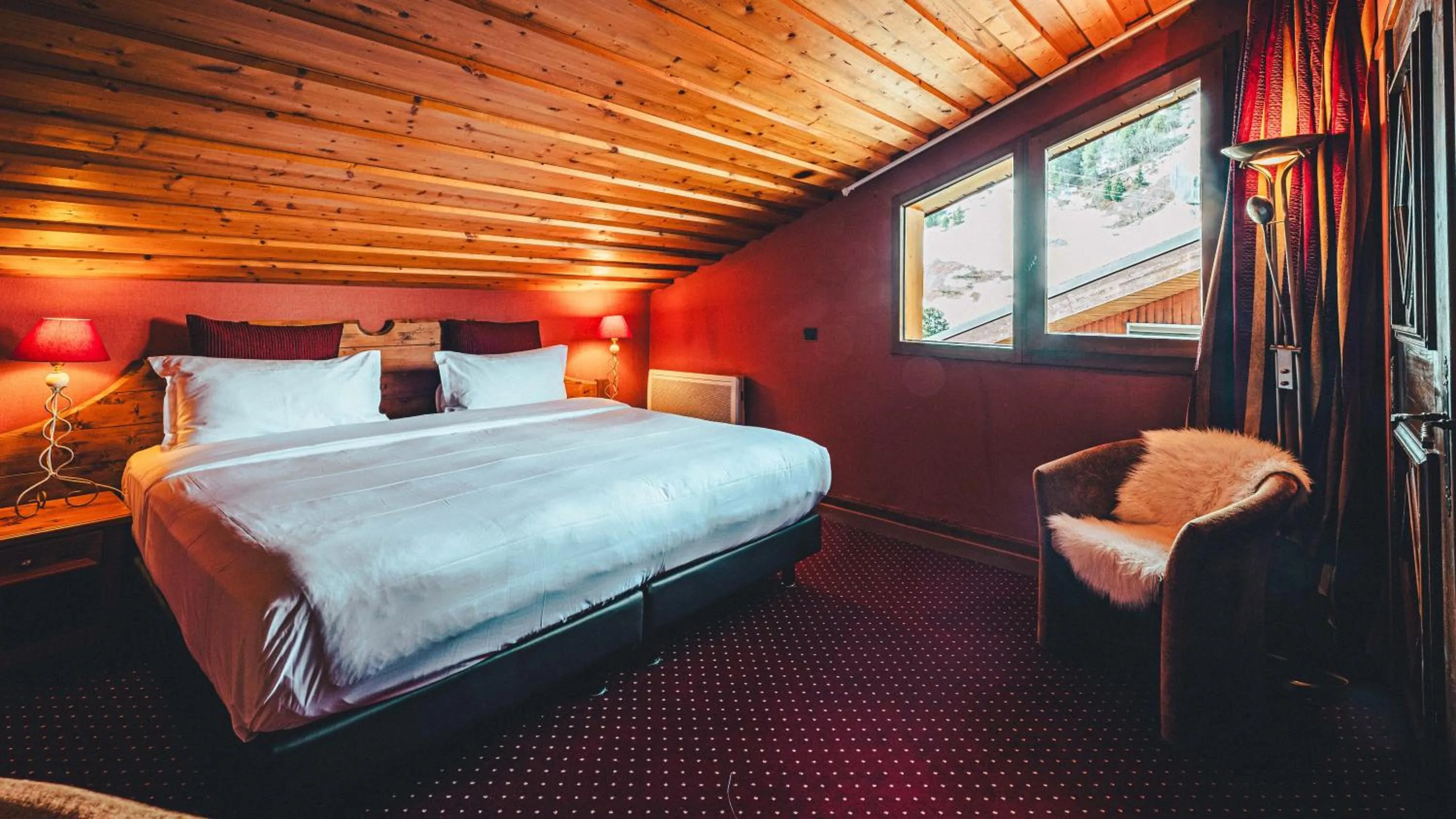 Bed in Hotel Mont Vallon