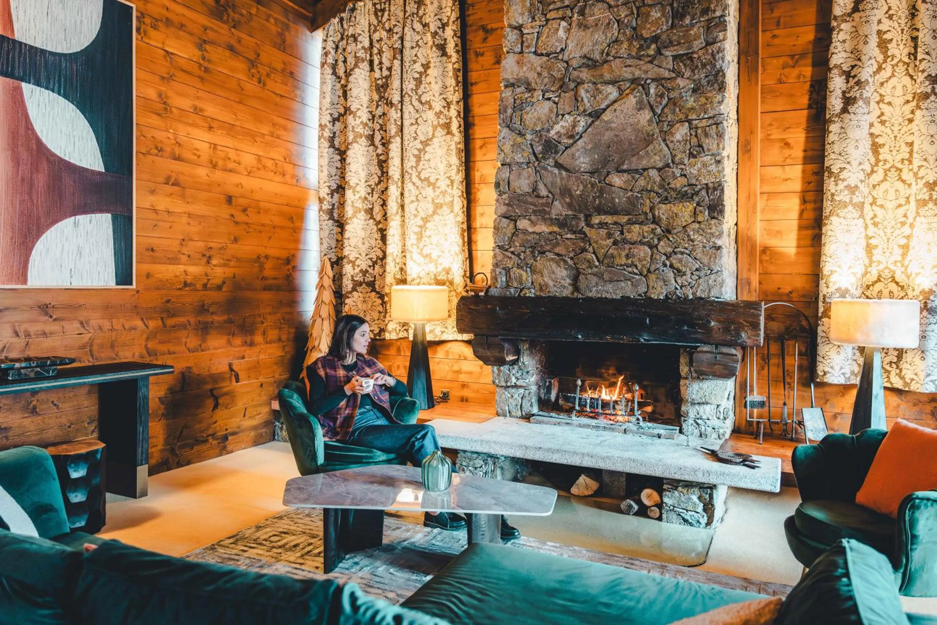 Living room in Hotel Mont Vallon