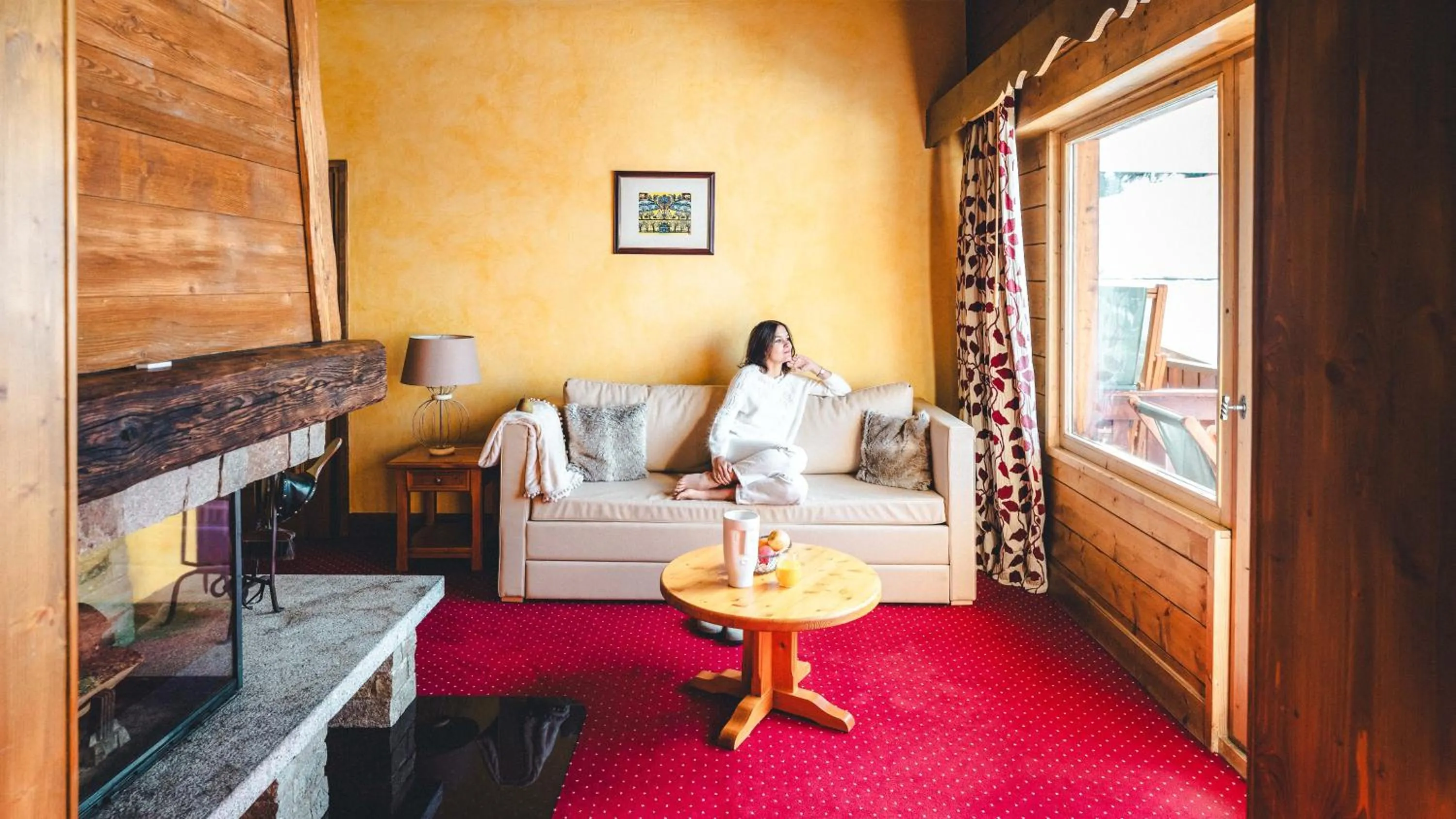 Living room in Hotel Mont Vallon