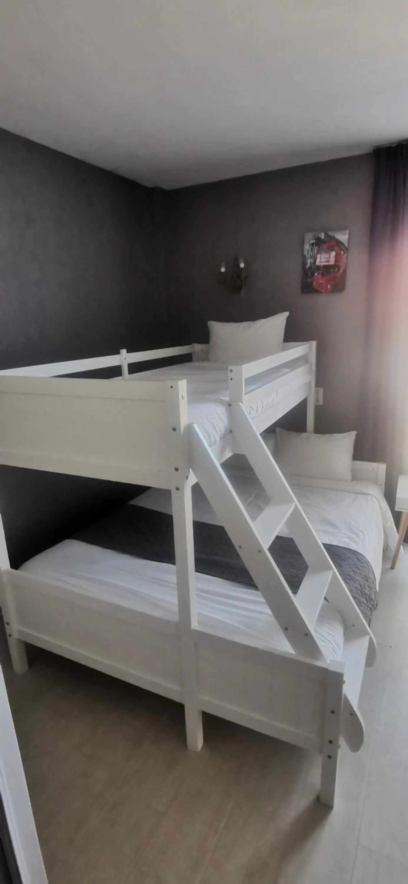 Bed in Hotel du Commerce Chez Stéphane