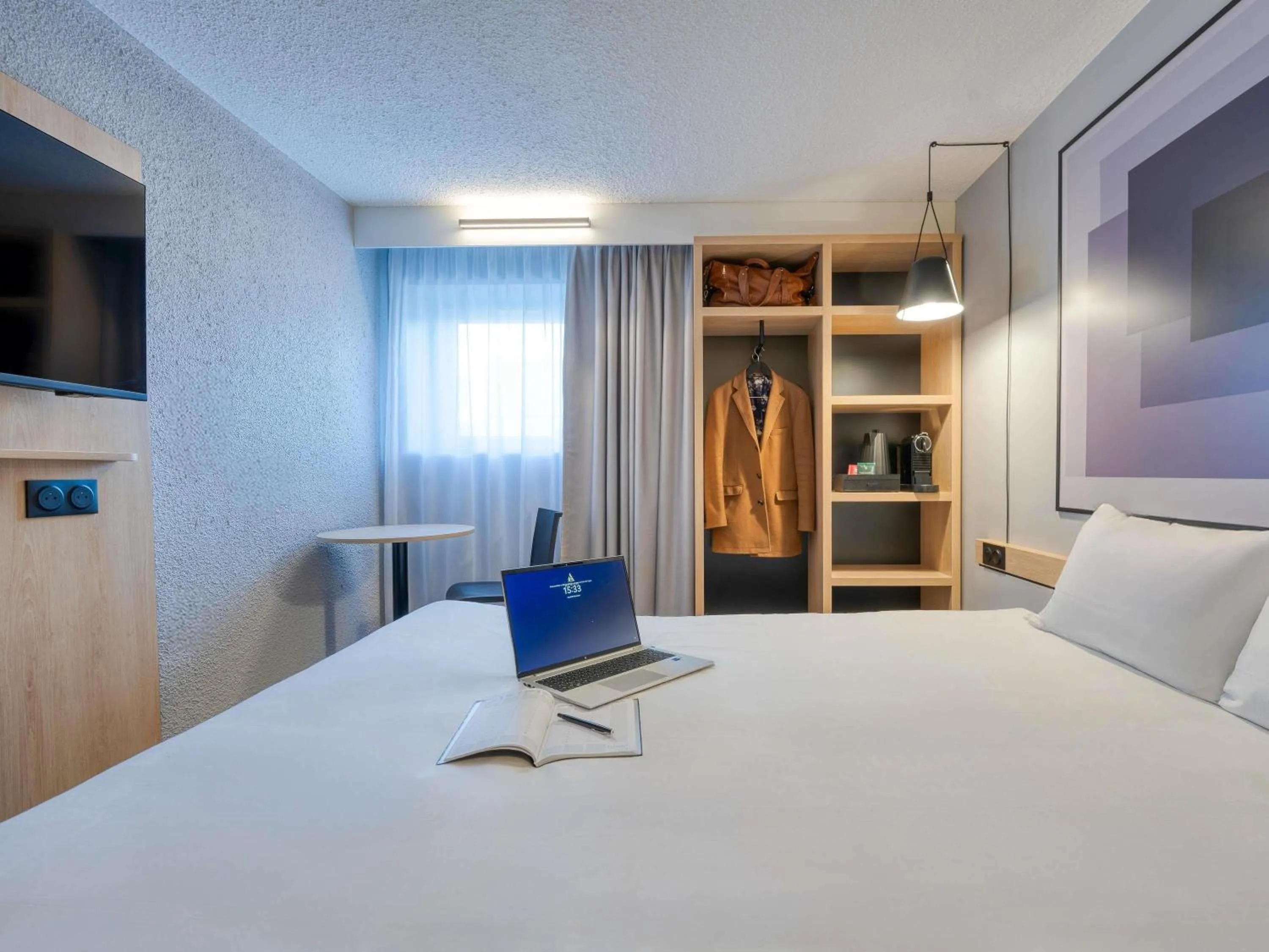 Bedroom, Bed in Ibis Orly Chevilly Tram 7