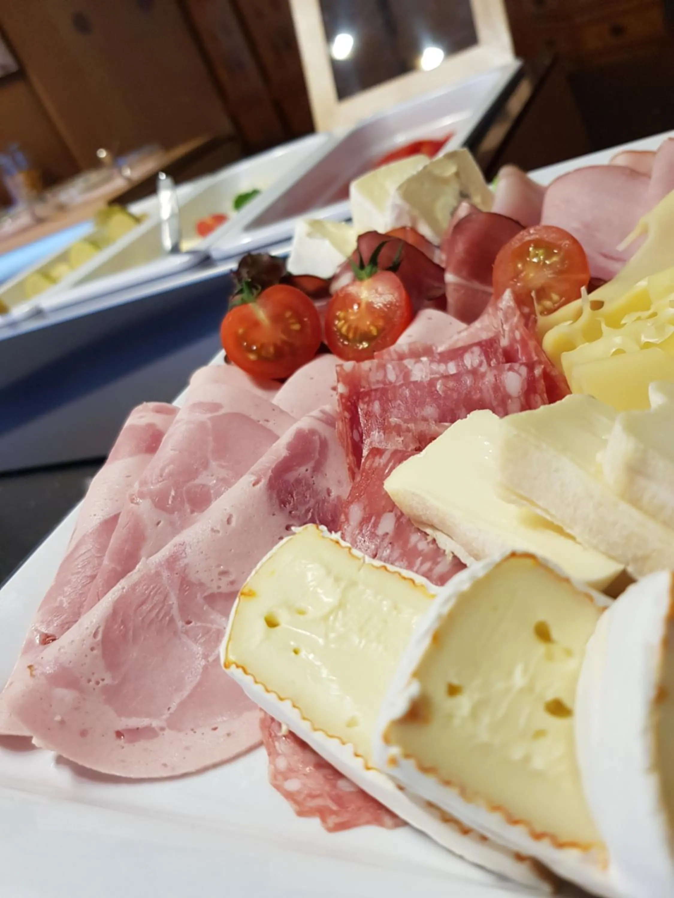 Buffet breakfast in Hotel Fuxxbau