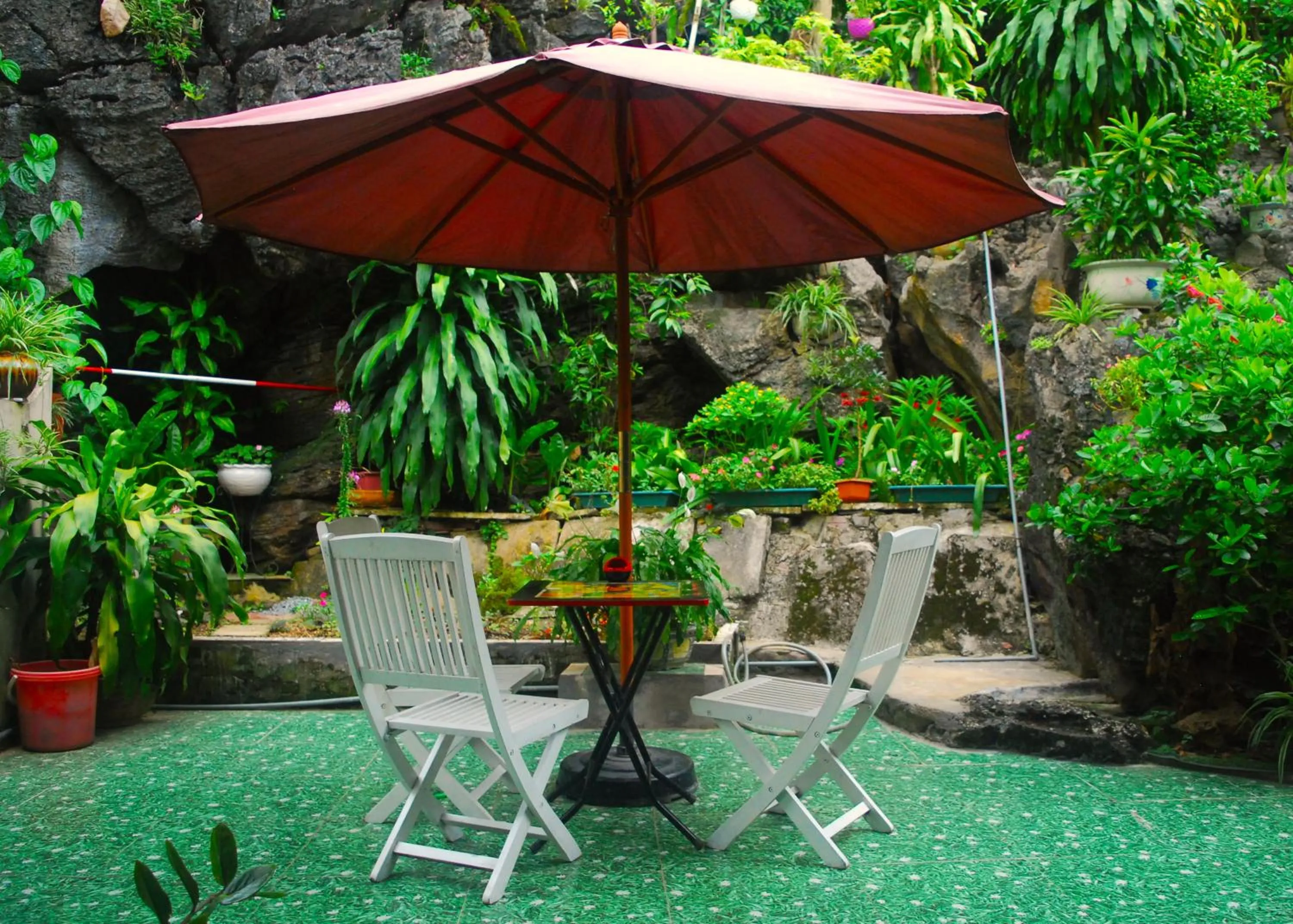 Garden view in Huong Thao 2 Hotel