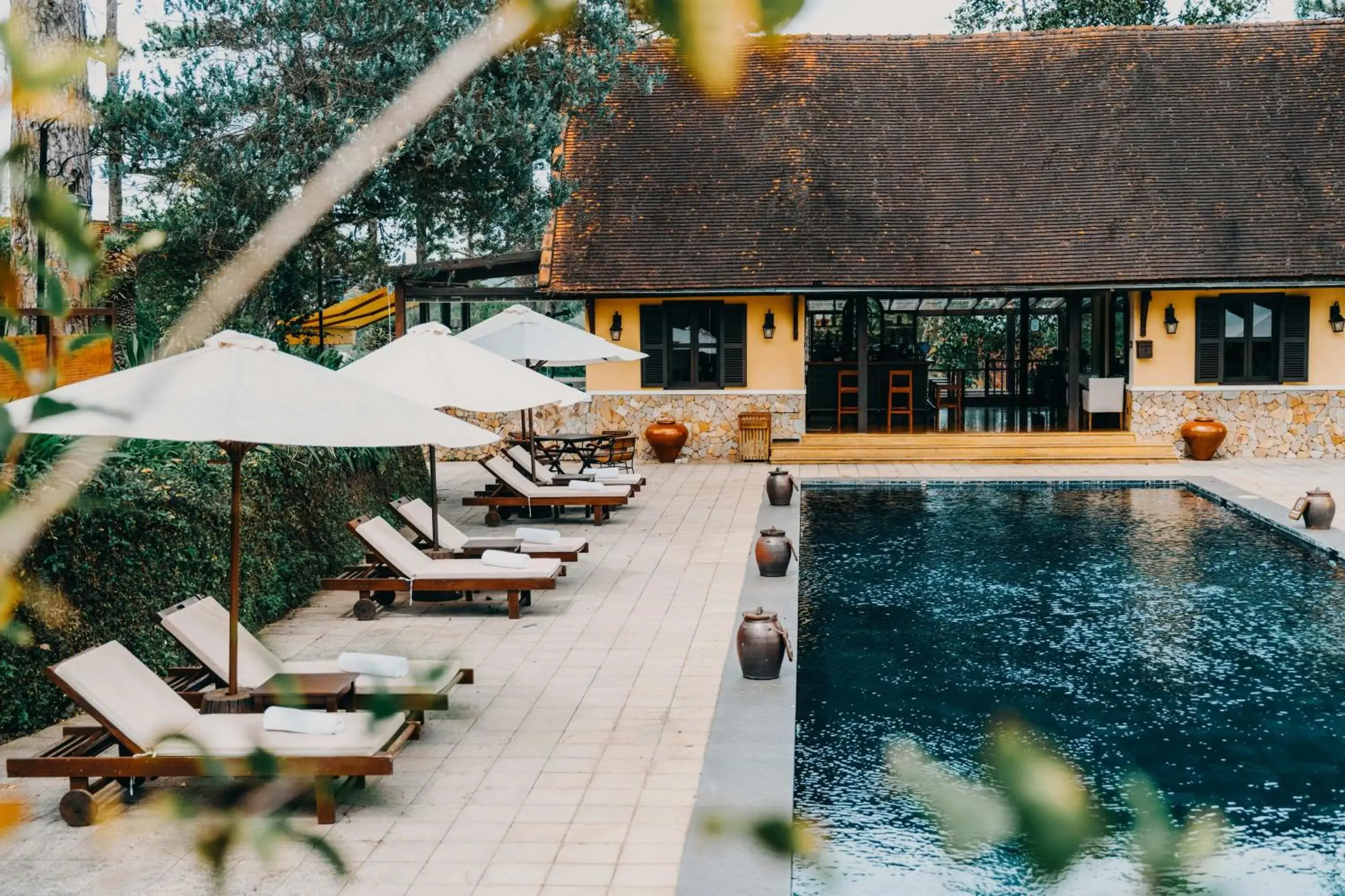 Swimming pool in Ana Mandara Villas Dalat Resort & Spa Swimming pool in Ana Mandara Villas Dalat Resort & Spa