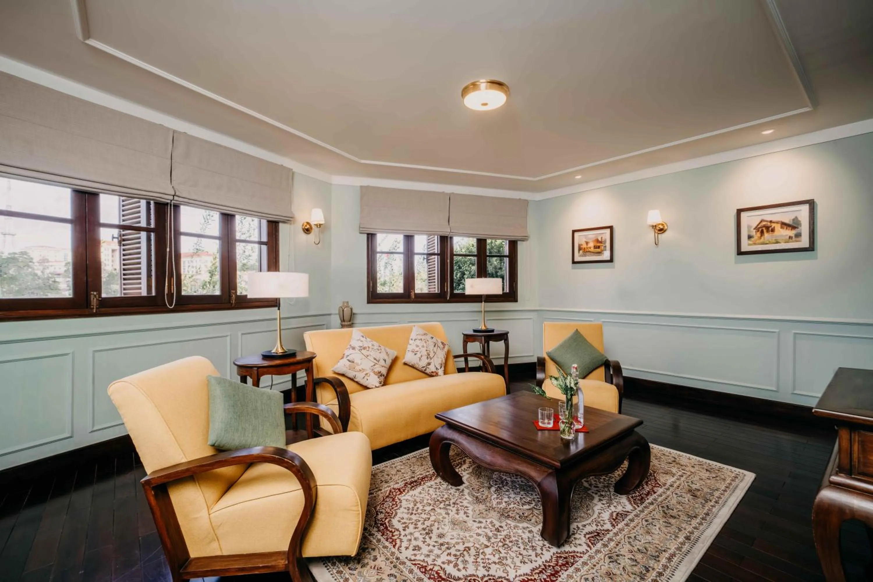 Living room in Ana Mandara Villas Dalat Resort & Spa