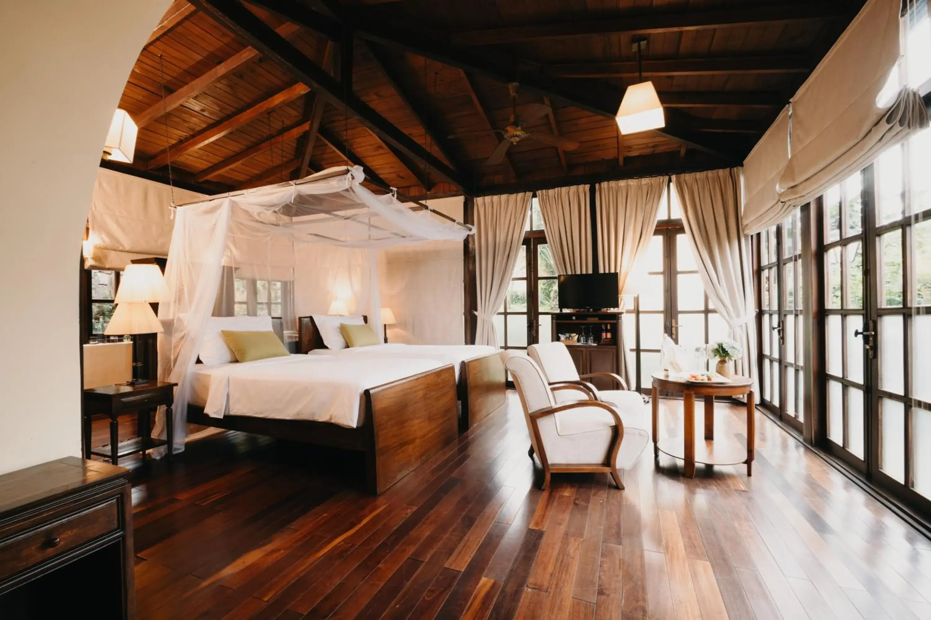 Bedroom, Bed in Ana Mandara Villas Dalat Resort & Spa Bedroom, Bed in Ana Mandara Villas Dalat Resort & Spa