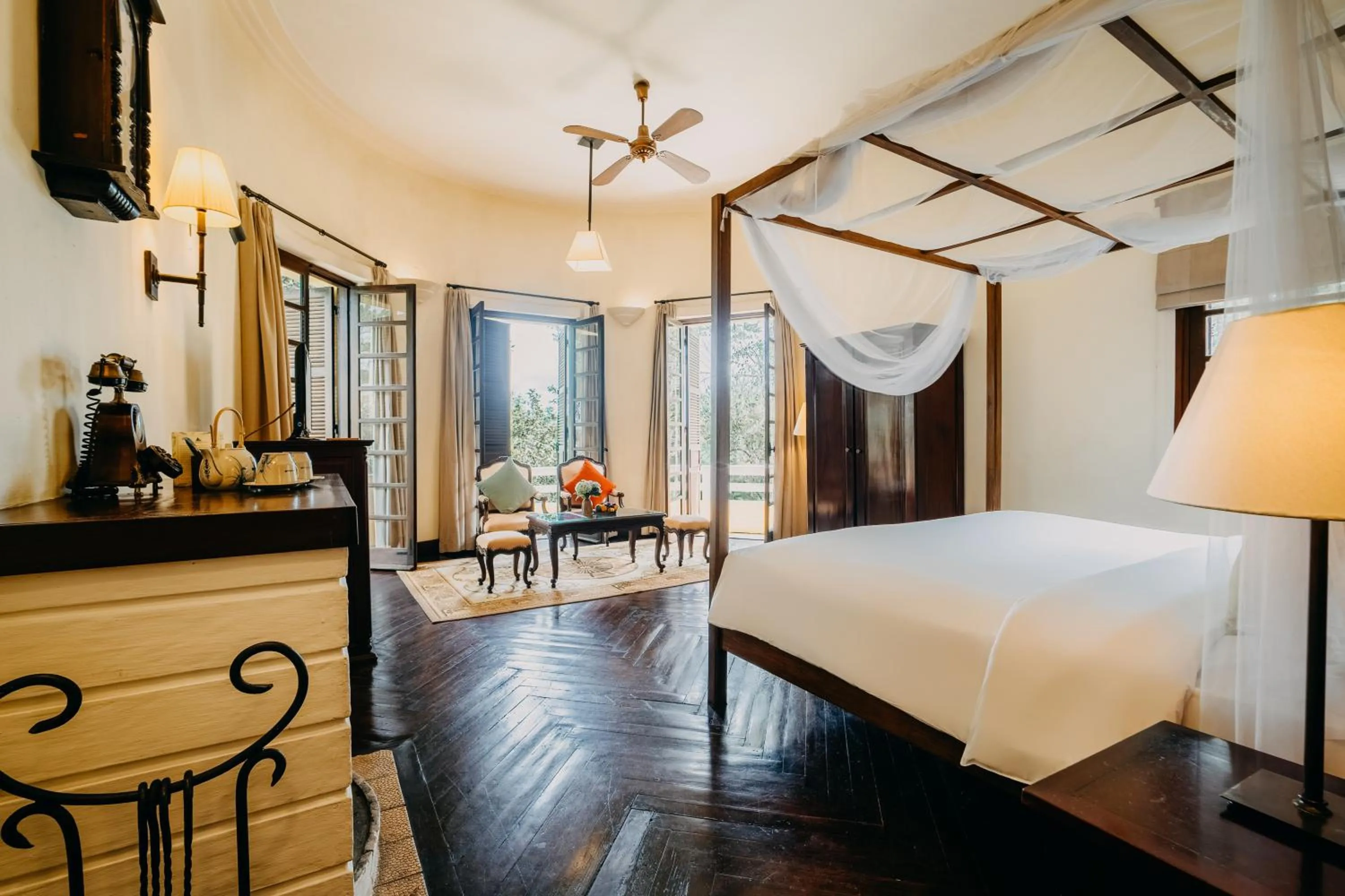 Bedroom, Bed in Ana Mandara Villas Dalat Resort & Spa