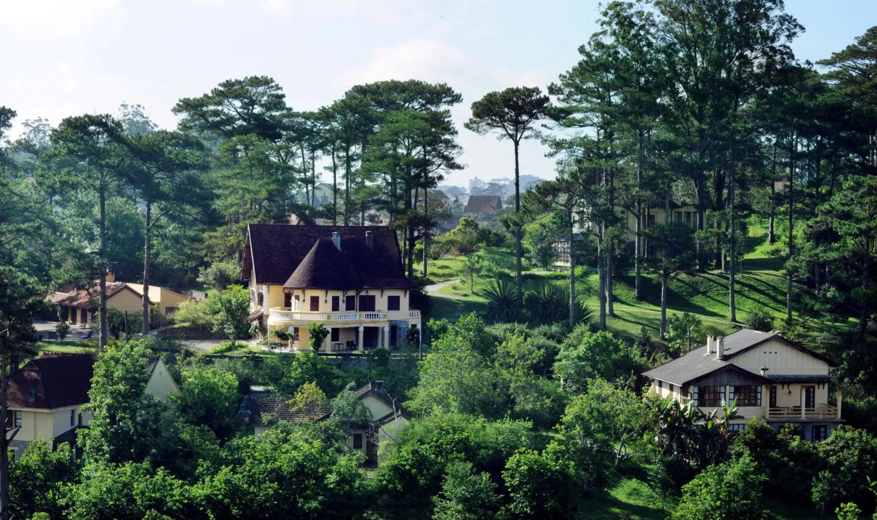 Property building in Ana Mandara Villas Dalat Resort & Spa