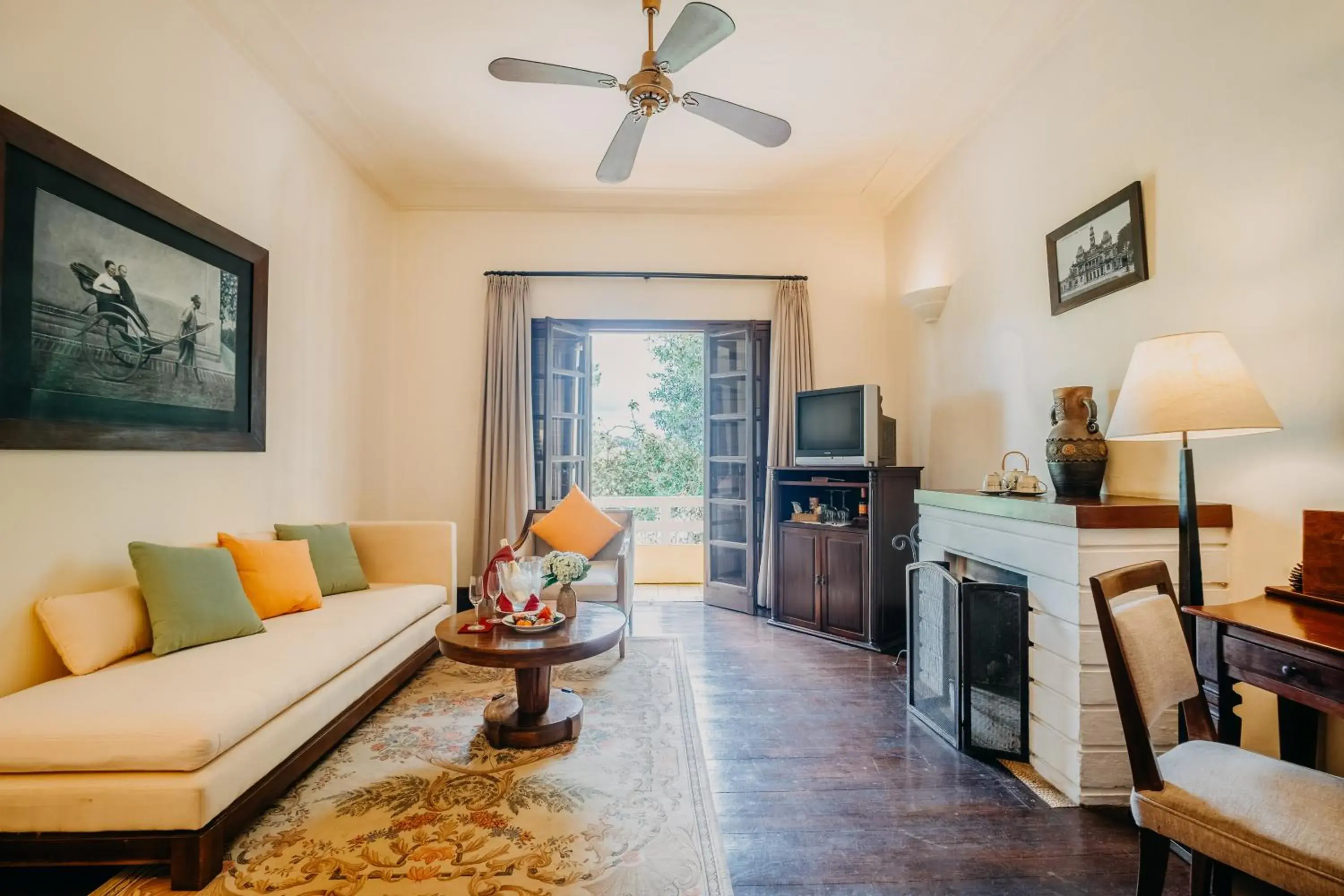 Living room in Ana Mandara Villas Dalat Resort & Spa Living room in Ana Mandara Villas Dalat Resort & Spa