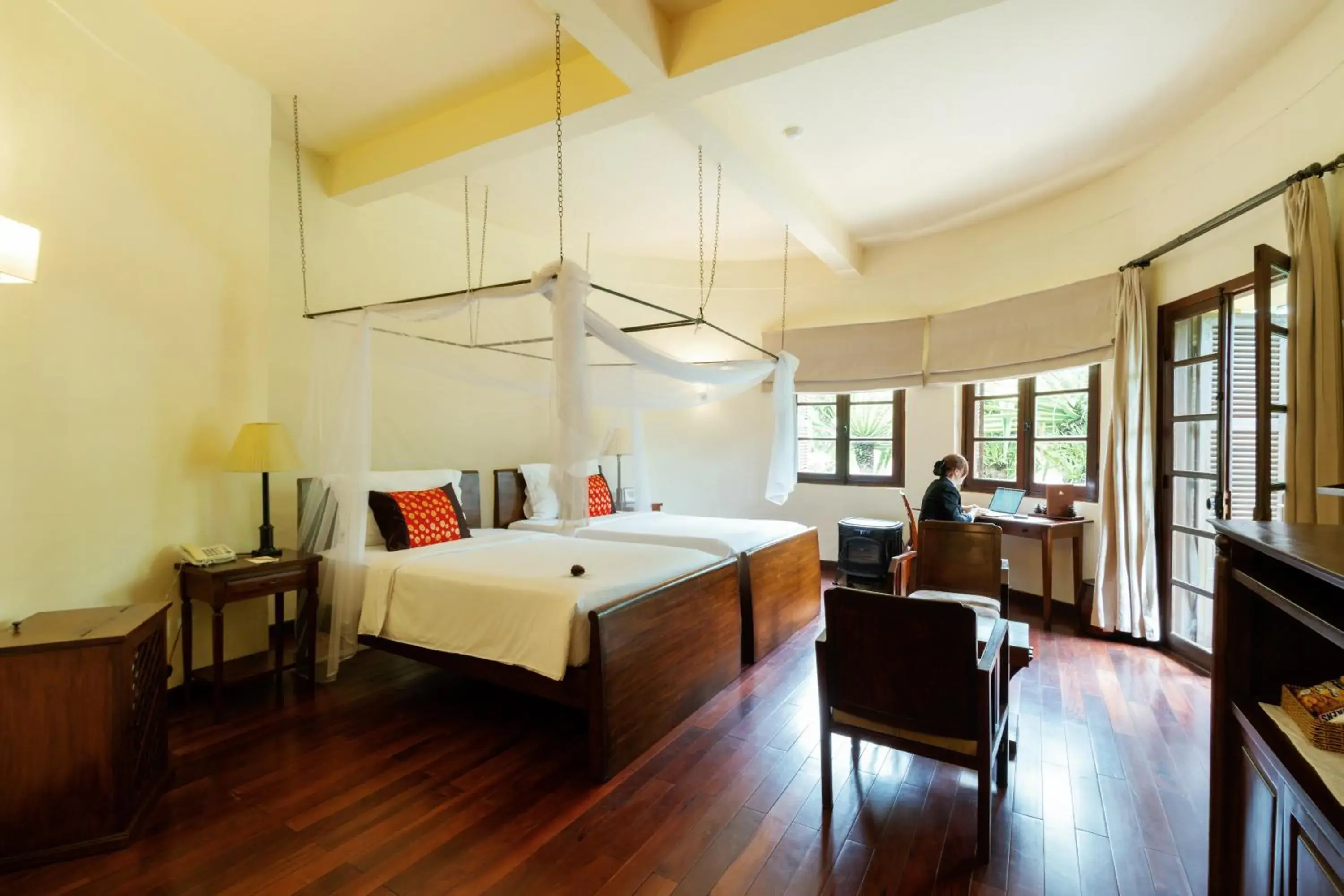 Bed in Ana Mandara Villas Dalat Resort & Spa Bed in Ana Mandara Villas Dalat Resort & Spa