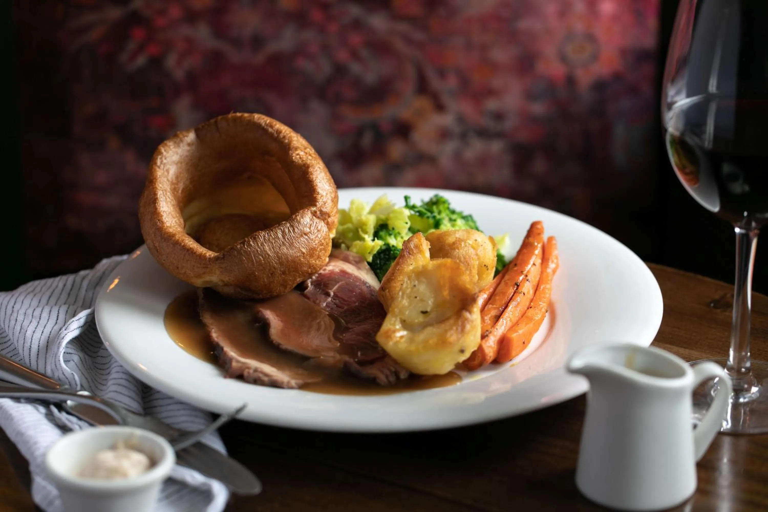 Food close-up in Rose And Crown Hotel