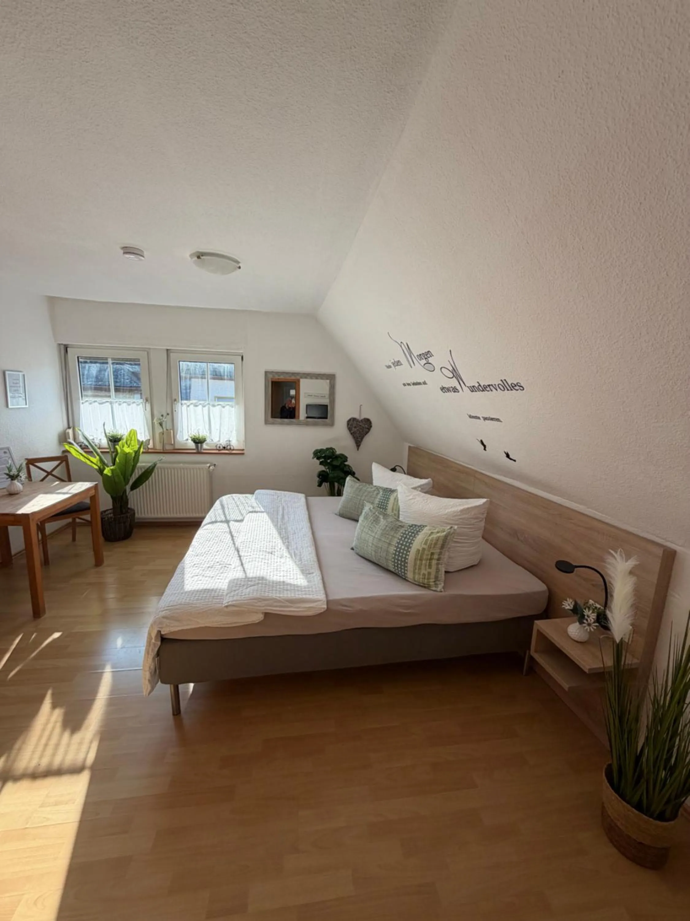 Bed in Landgasthof Zur Sonne