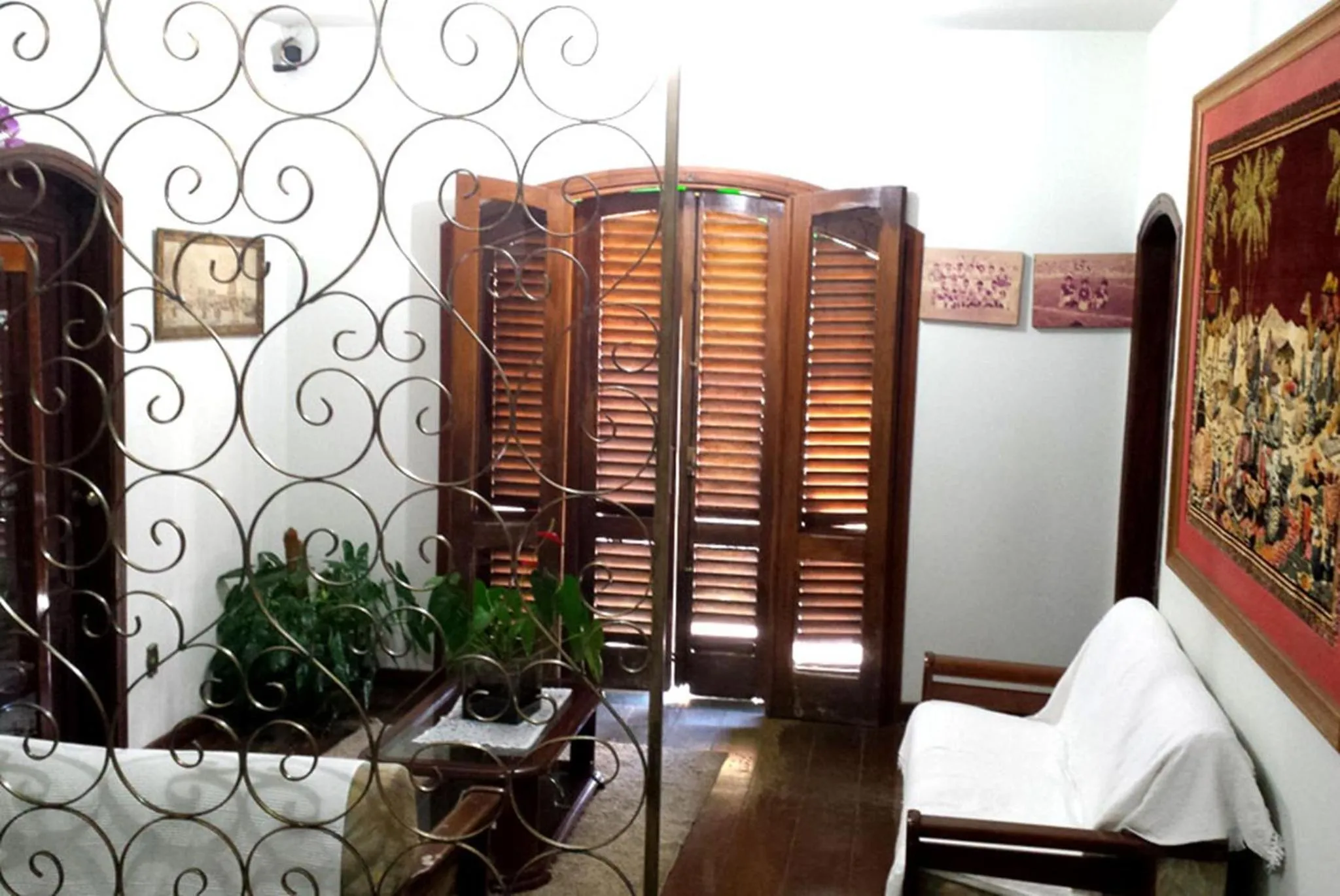 Living room in Hotel Chalé São Jorge