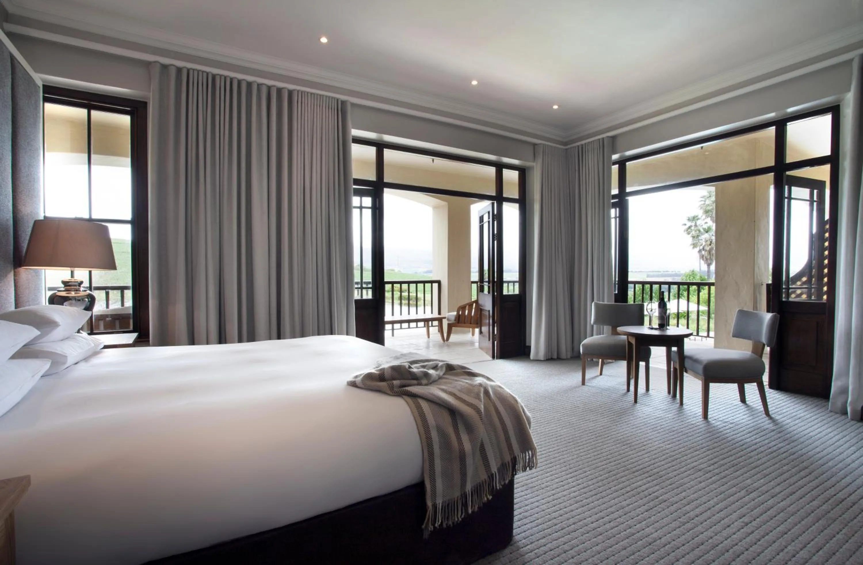 Balcony/Terrace, Bed in ASARA Wine Estate & Hotel