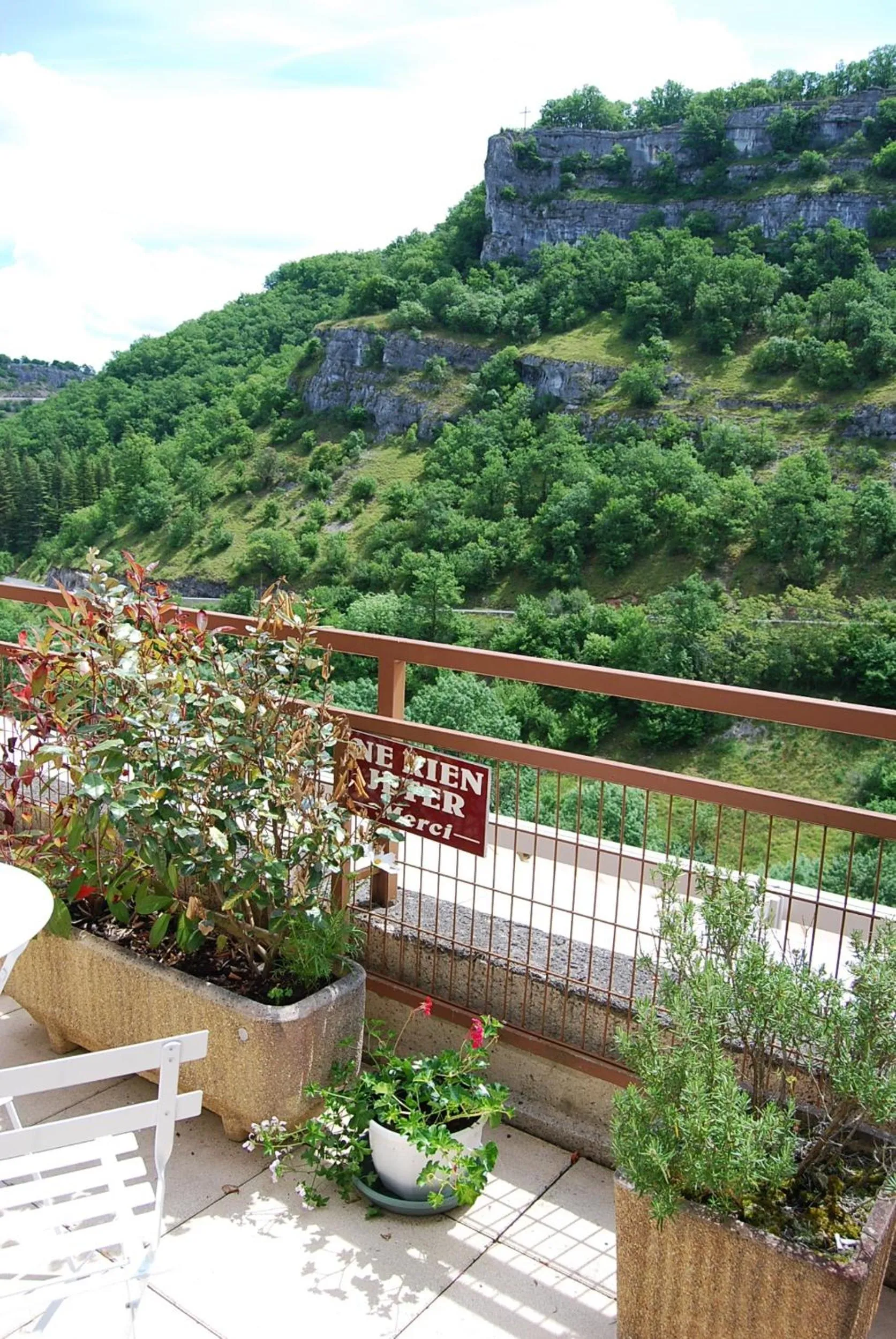 Balcony/Terrace in Le Terminus des Pèlerins