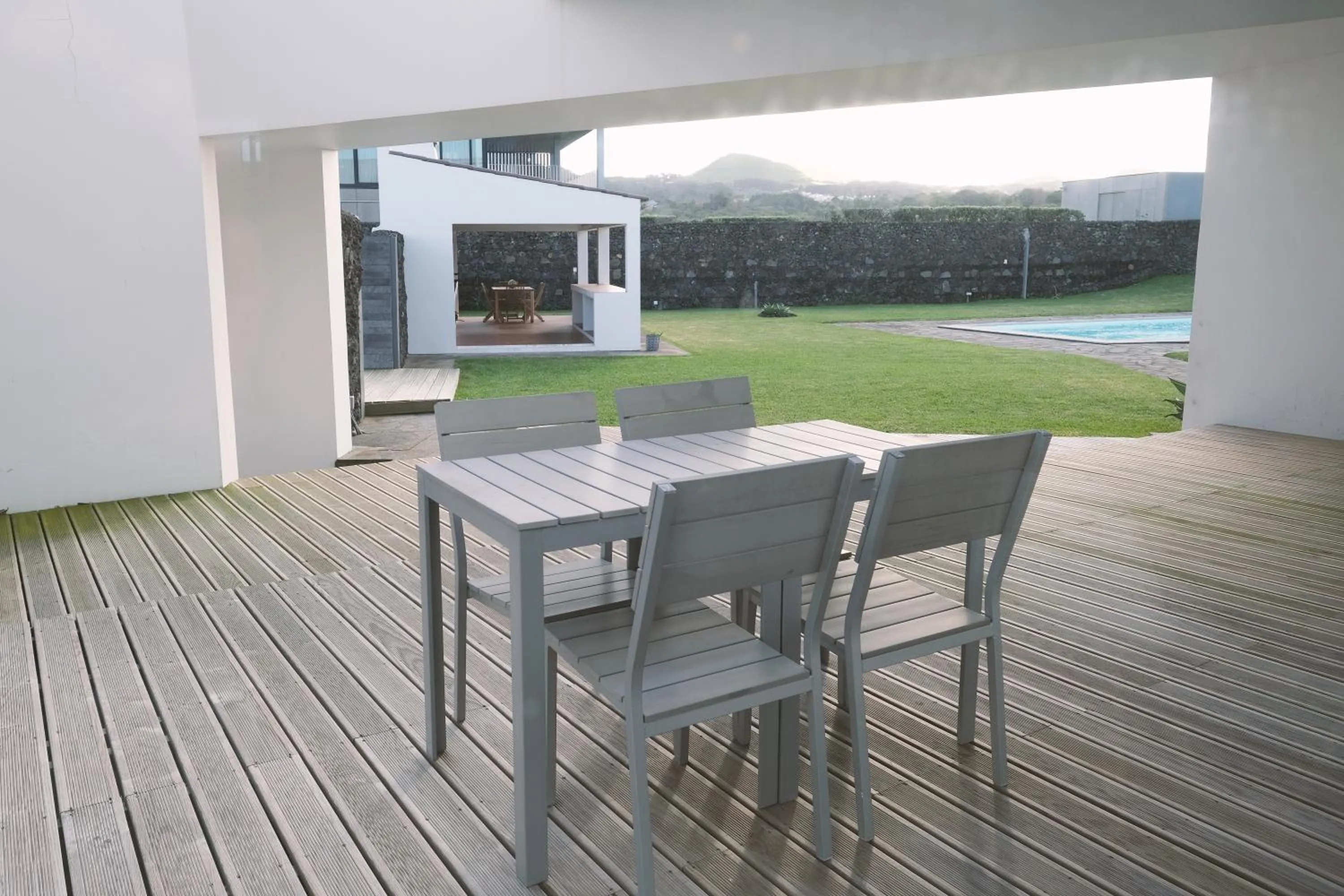 Patio in Sao Vicente Lodge - Atlantic Retreat