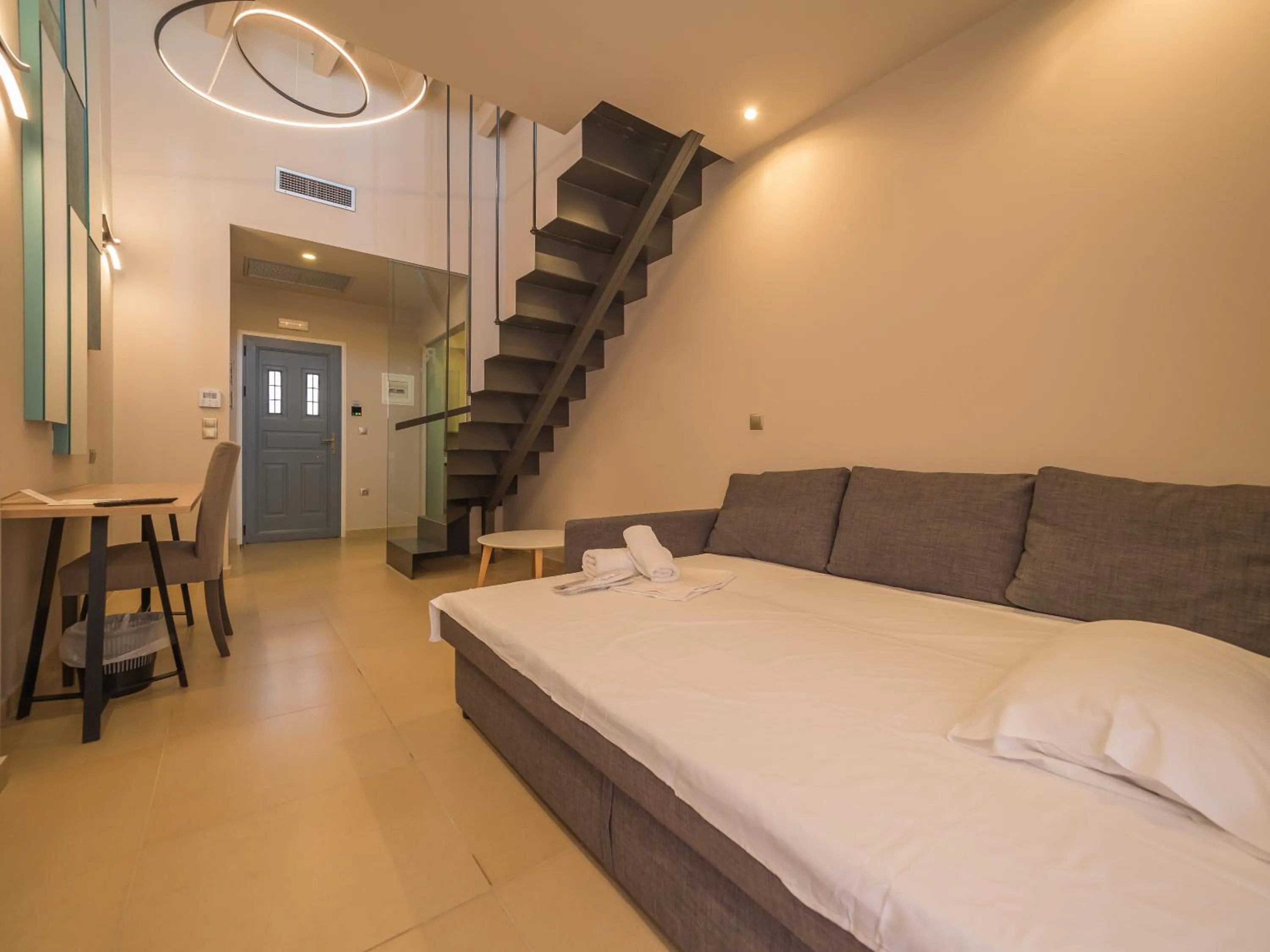 Living room, Bed in Paradise Resort