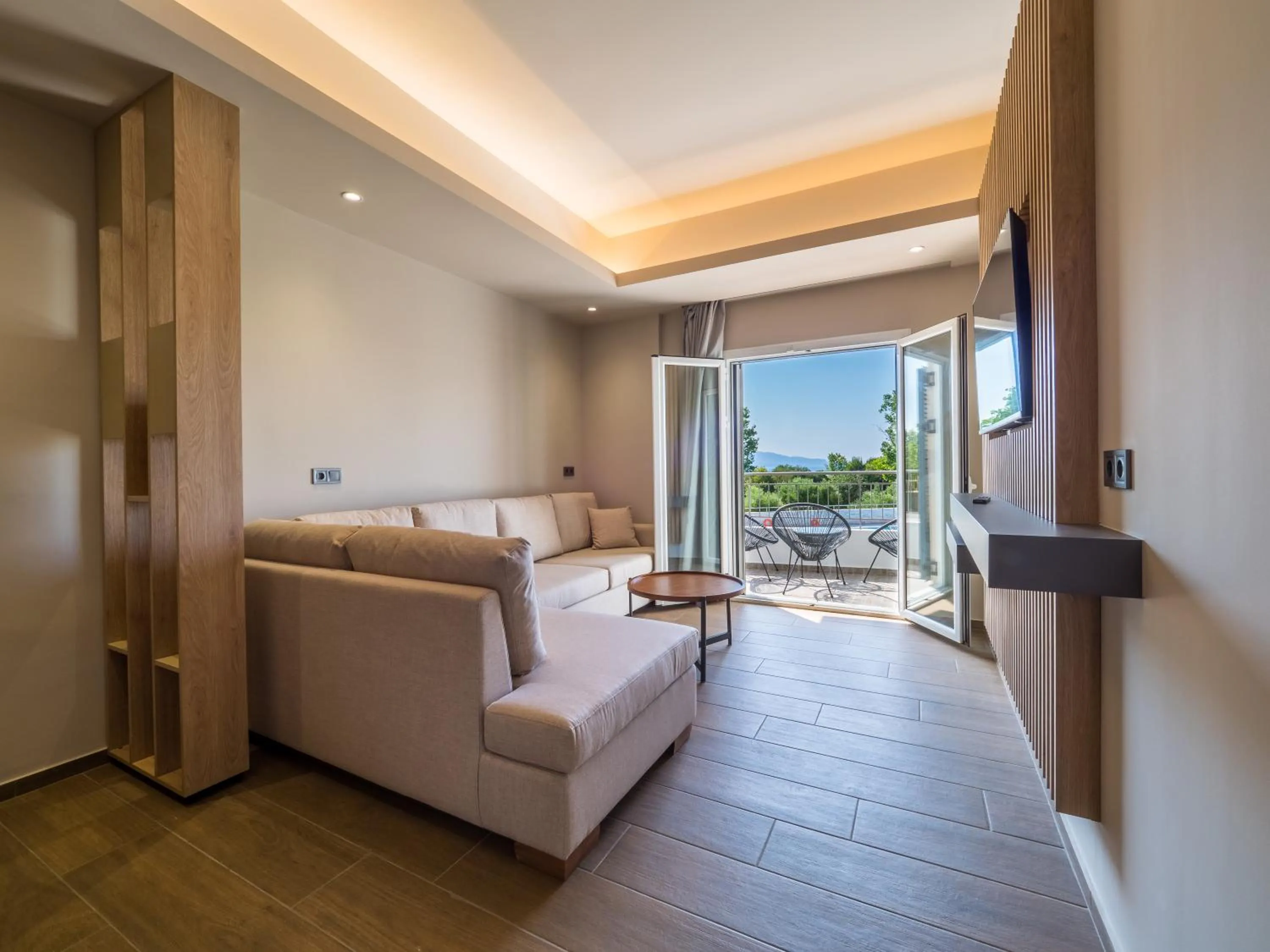 Living room, Bed in Paradise Resort