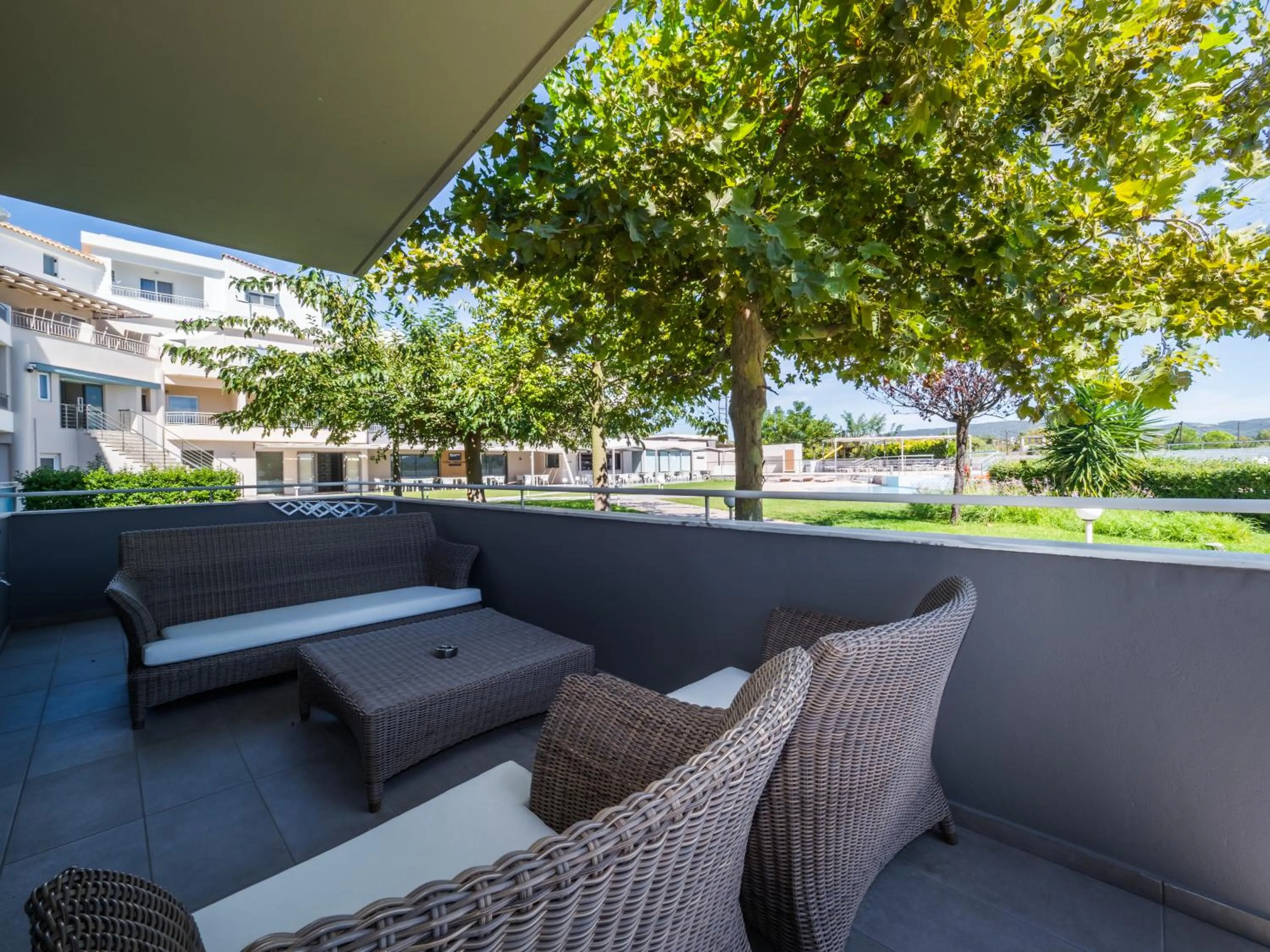 Patio in Paradise Resort