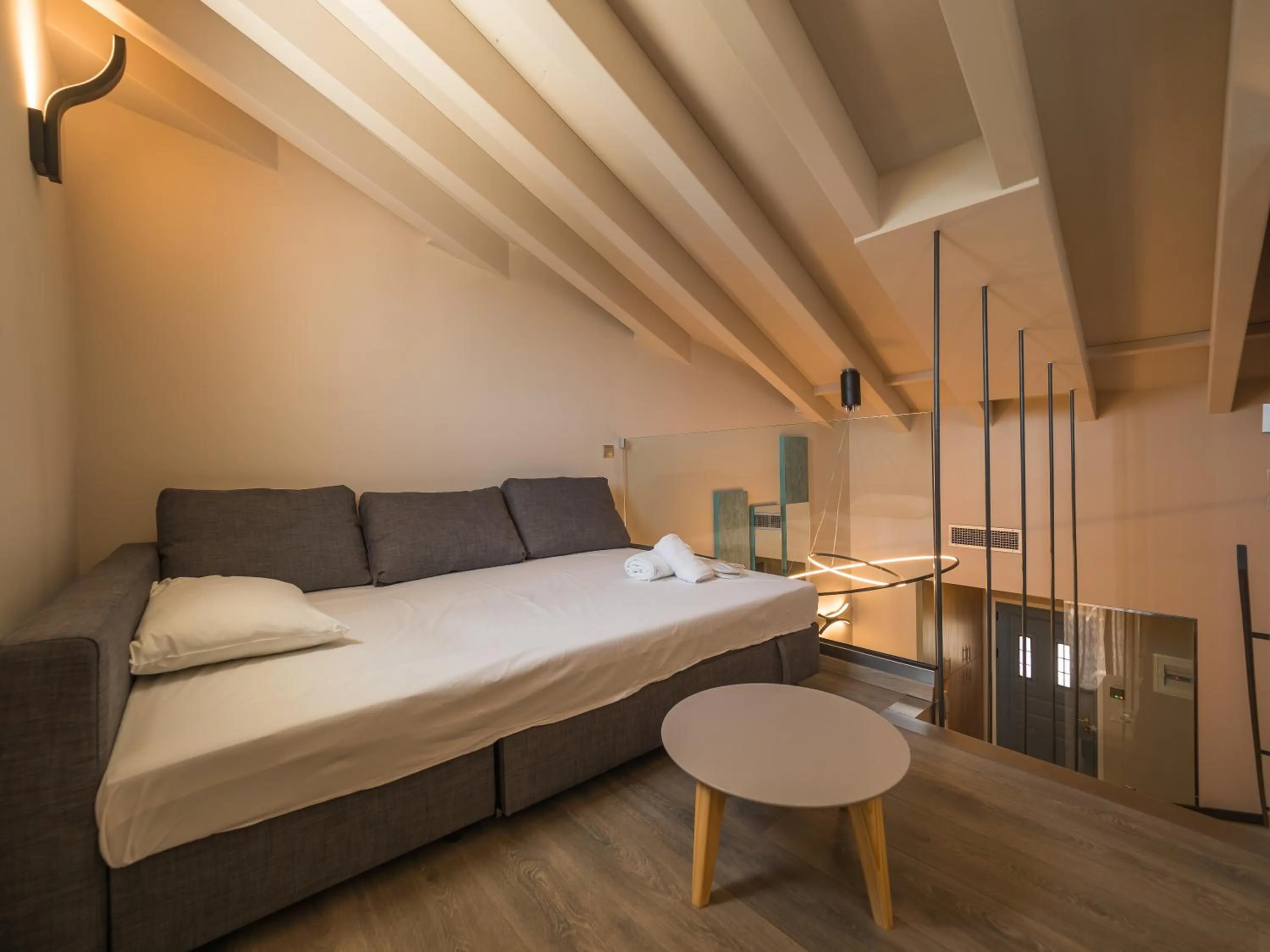 Living room, Bed in Paradise Resort