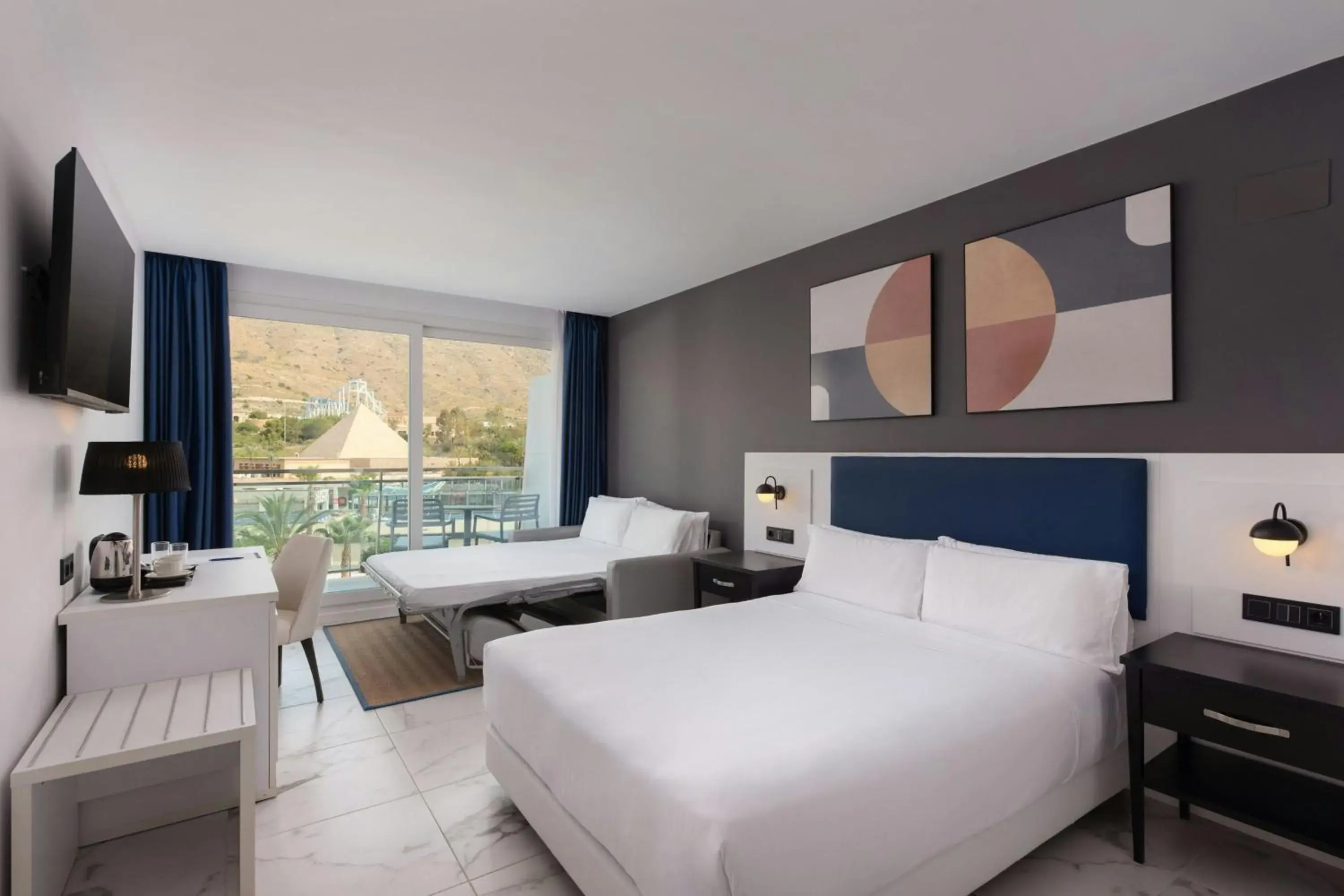 Double Room with Sofa Bed, Balcony and Mountain View in Four Points by Sheraton Costa Blanca Resort Double Room with Sofa Bed, Balcony and Mountain View in Four Points by Sheraton Costa Blanca Resort