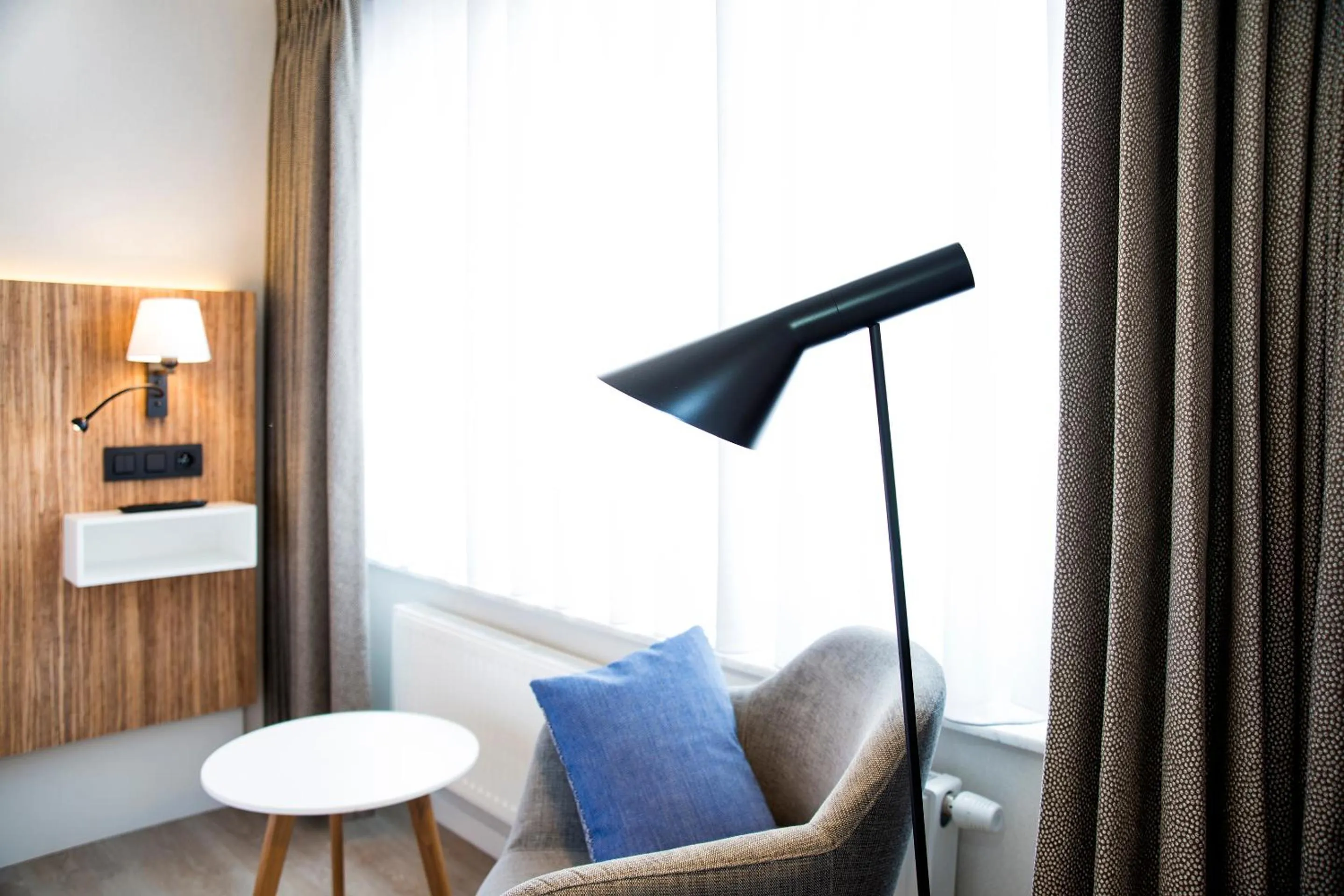 Seating area in ABC Hotel