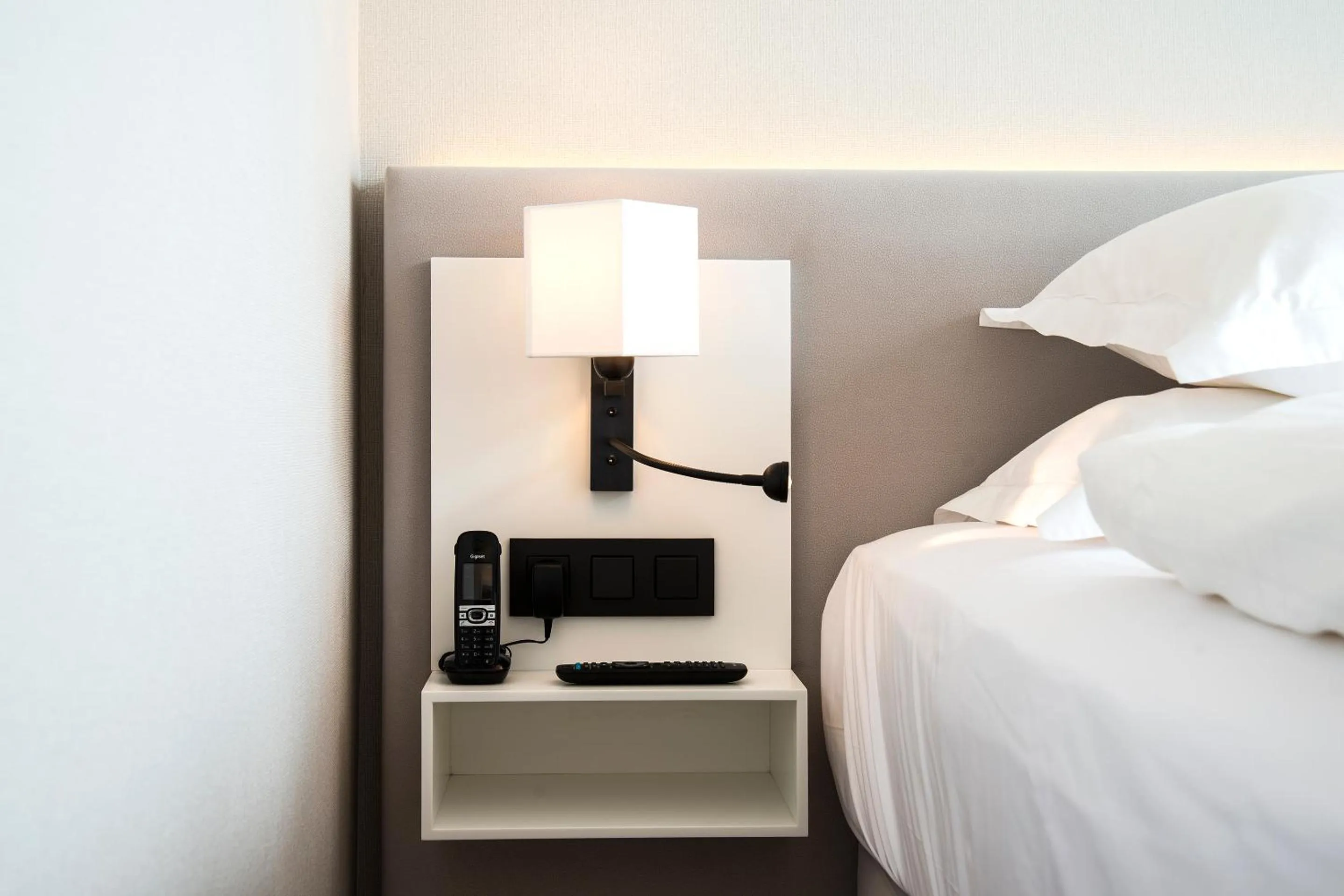 Decorative detail, Bed in ABC Hotel