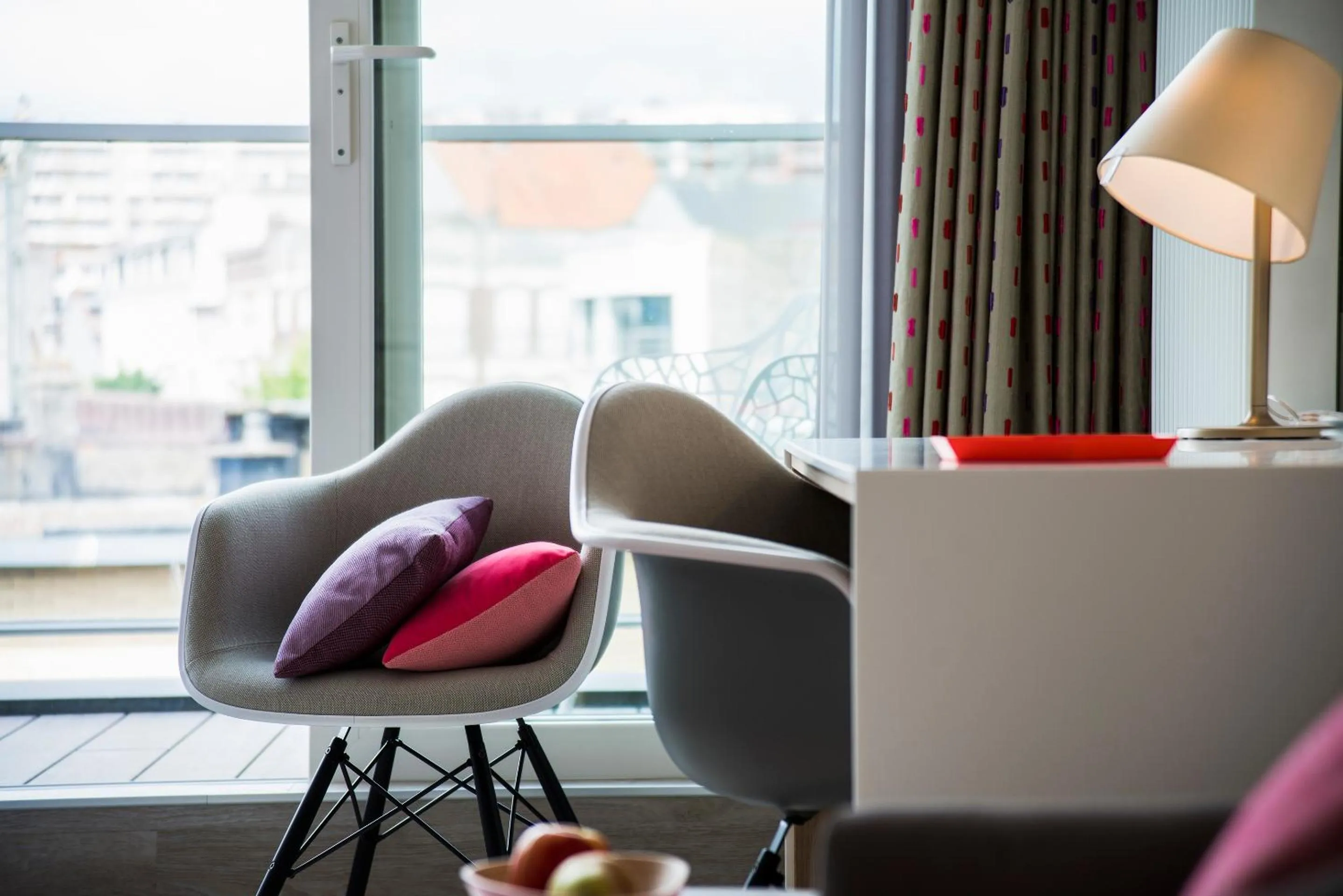 Seating area in ABC Hotel