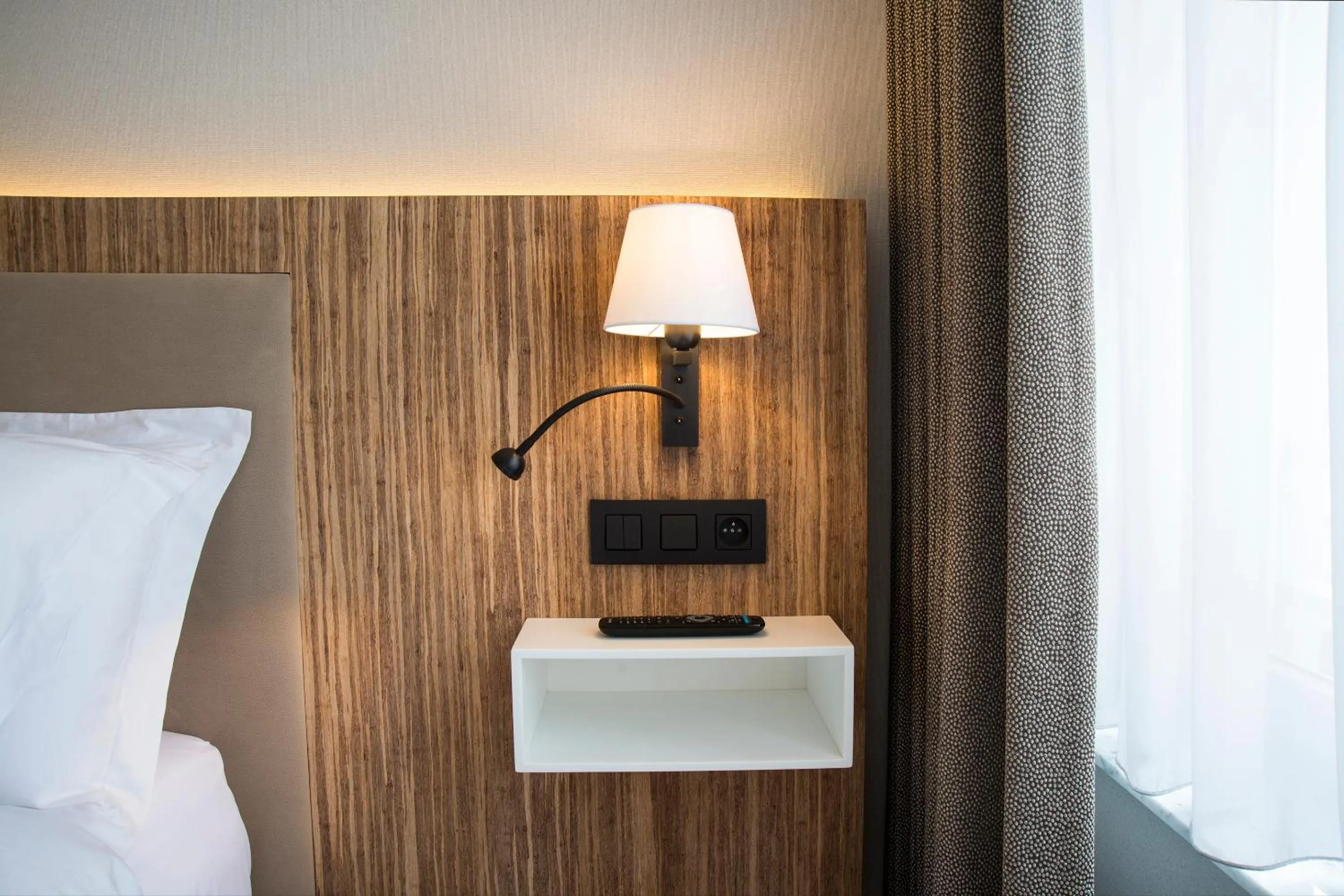 Decorative detail, Bed in ABC Hotel