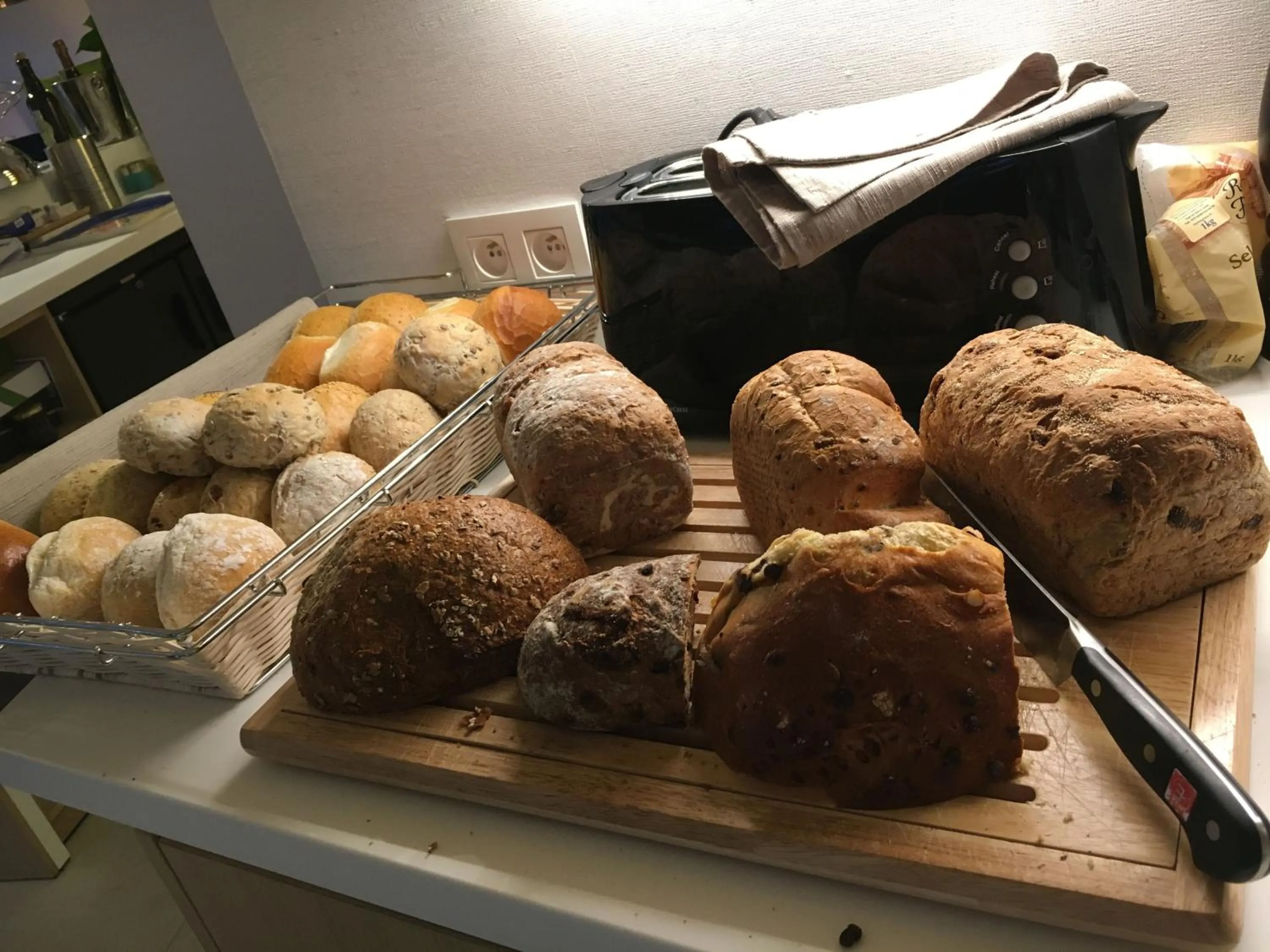 Continental breakfast in ABC Hotel