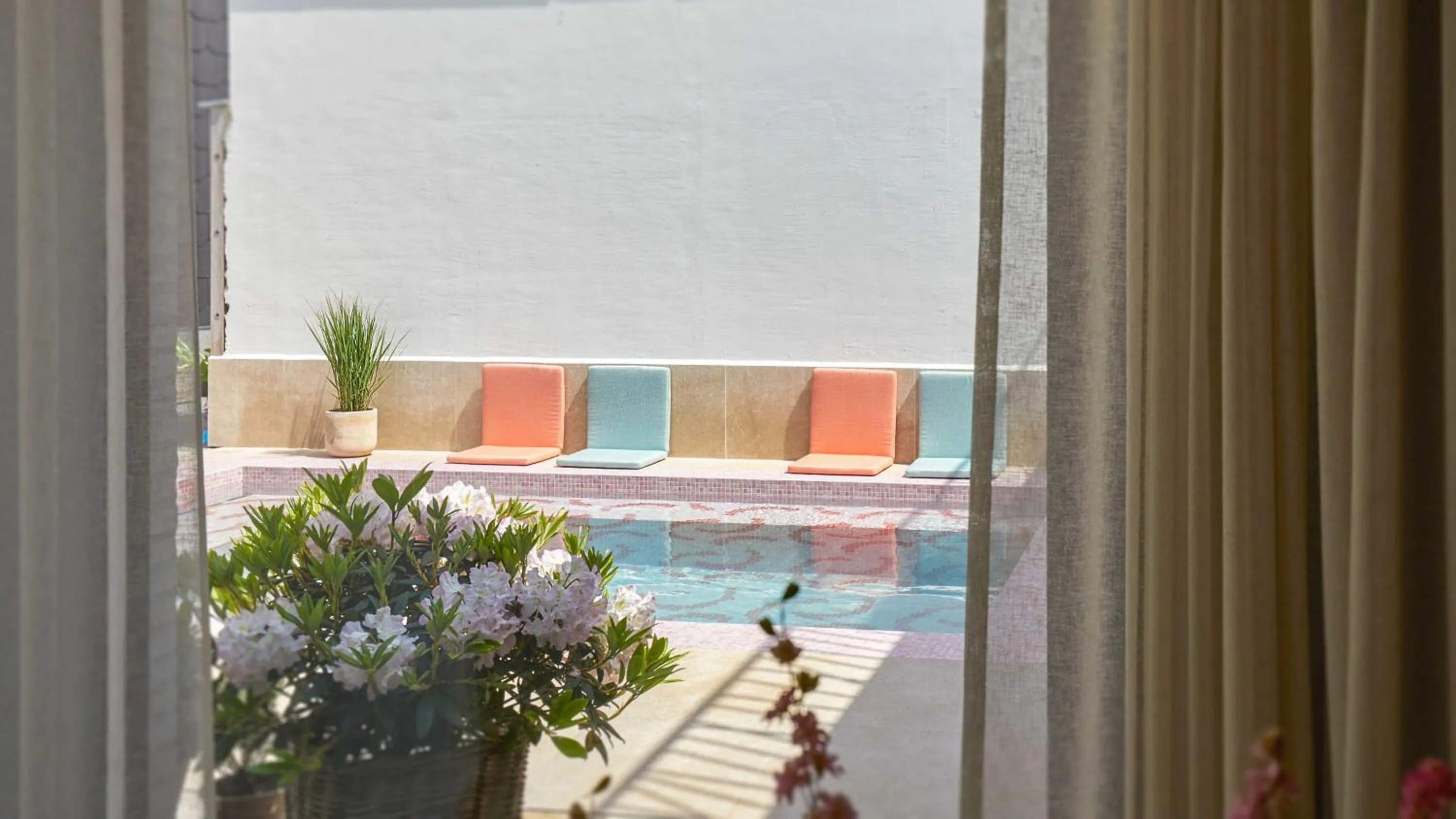 Pool view in ABC Hotel