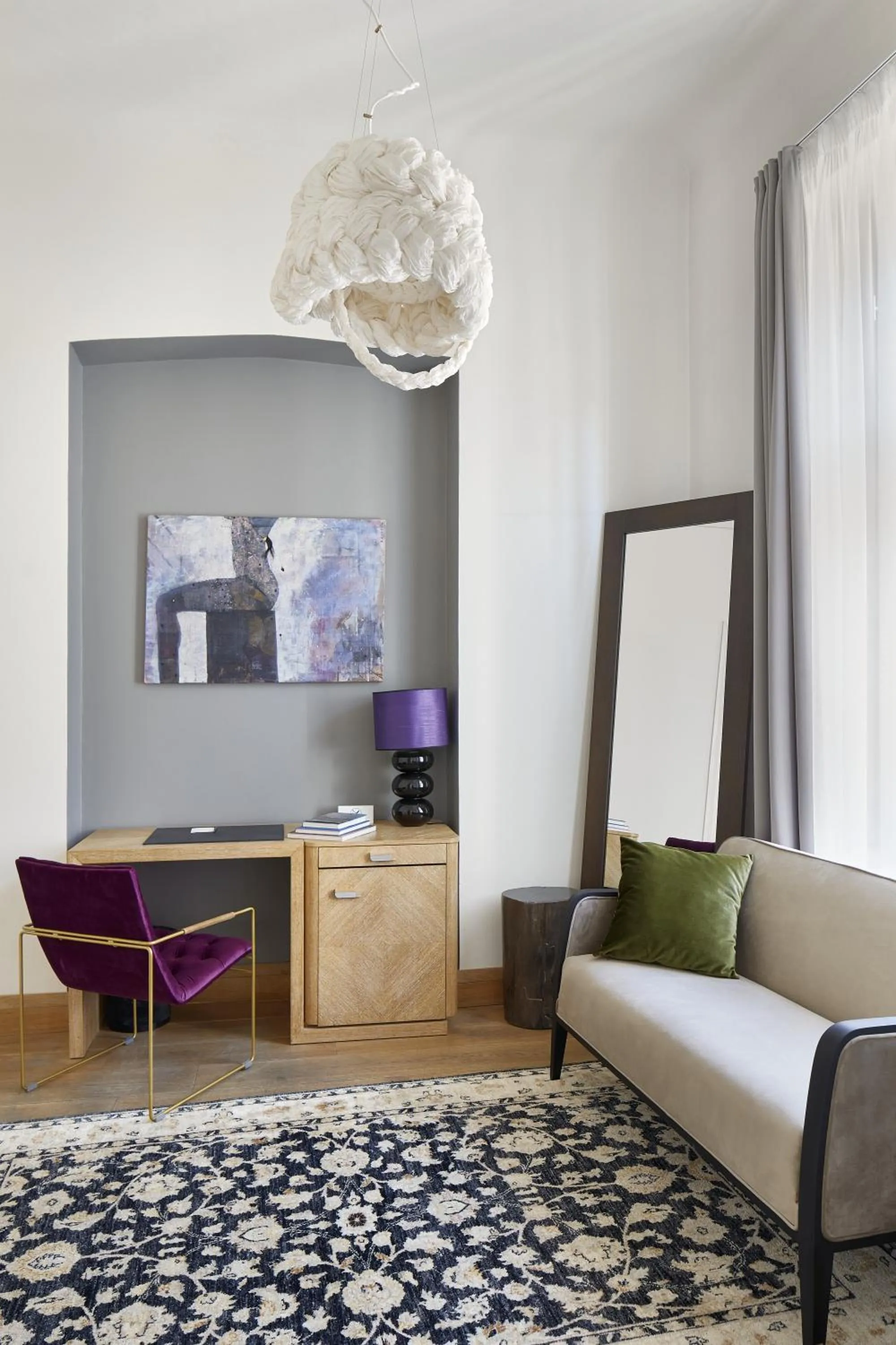 Seating area in Dome Hotel