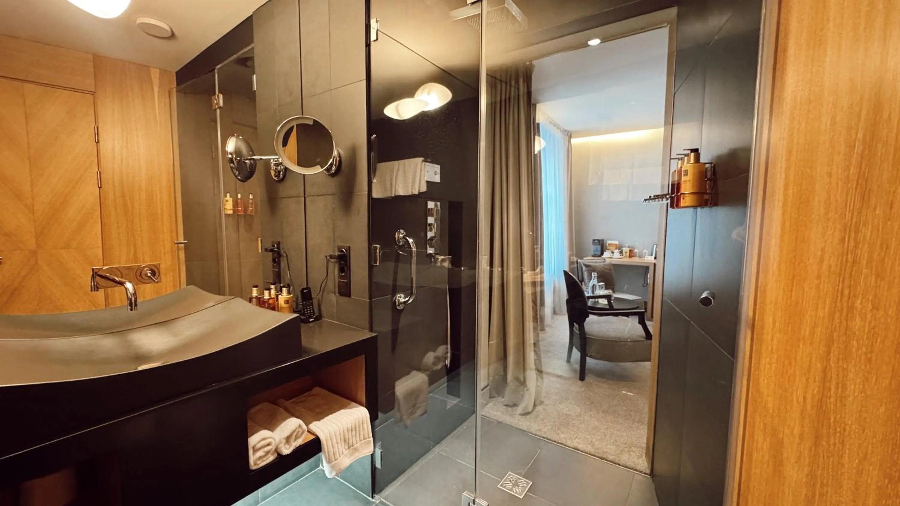 Shower in Dome Hotel