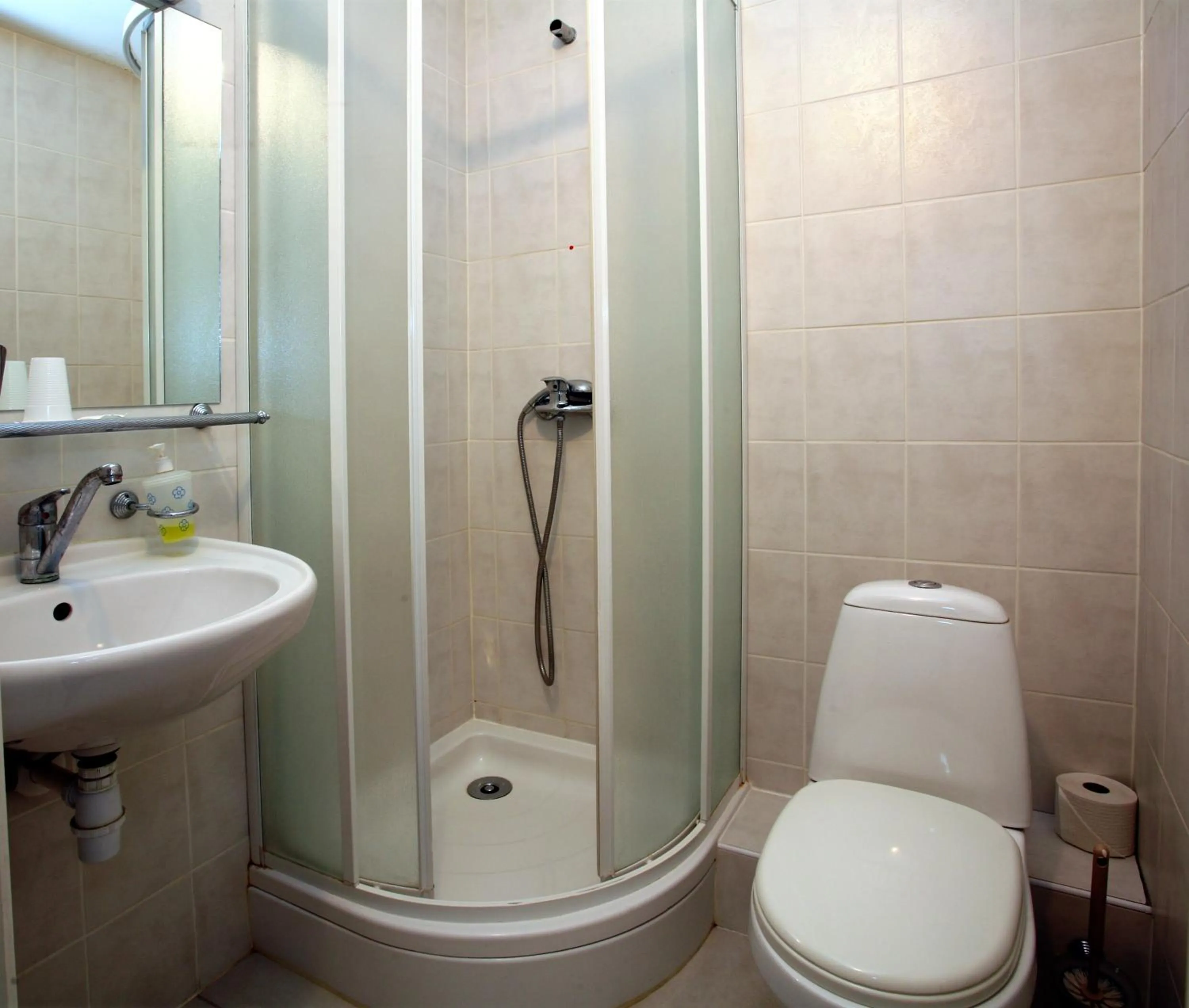 Shower in Hotel Dobele